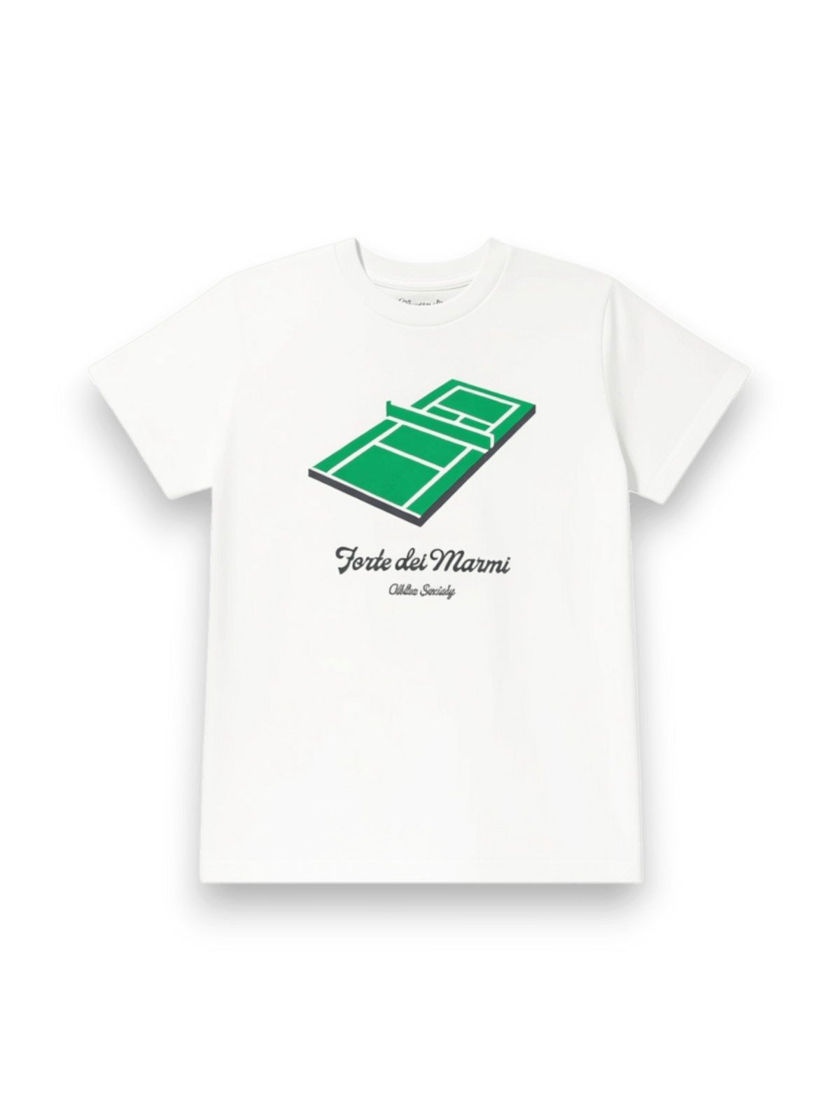 Oblio Tennis Court Tee White