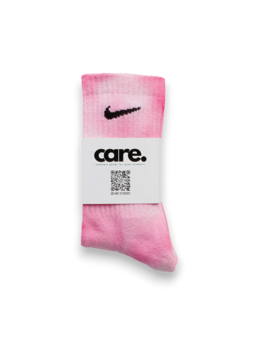 Nike Tie Dye Socks Fuchsia by CARE STUDIOS