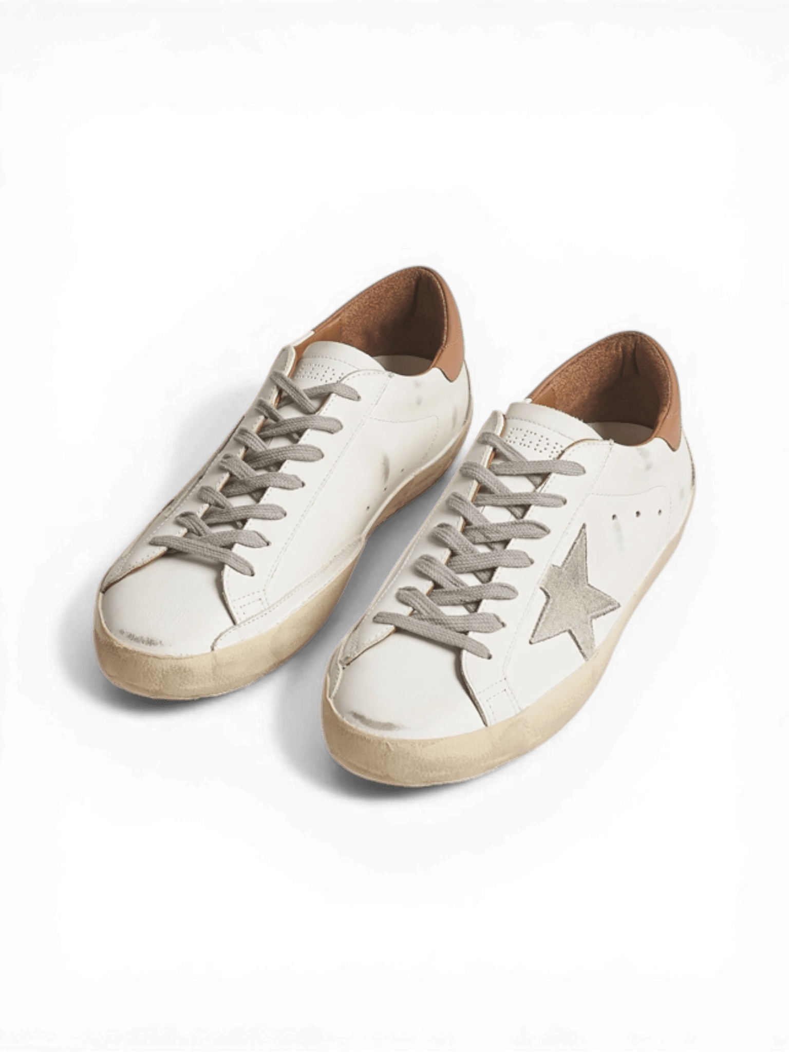 Golden Goose Super-Star White/Light Brown
