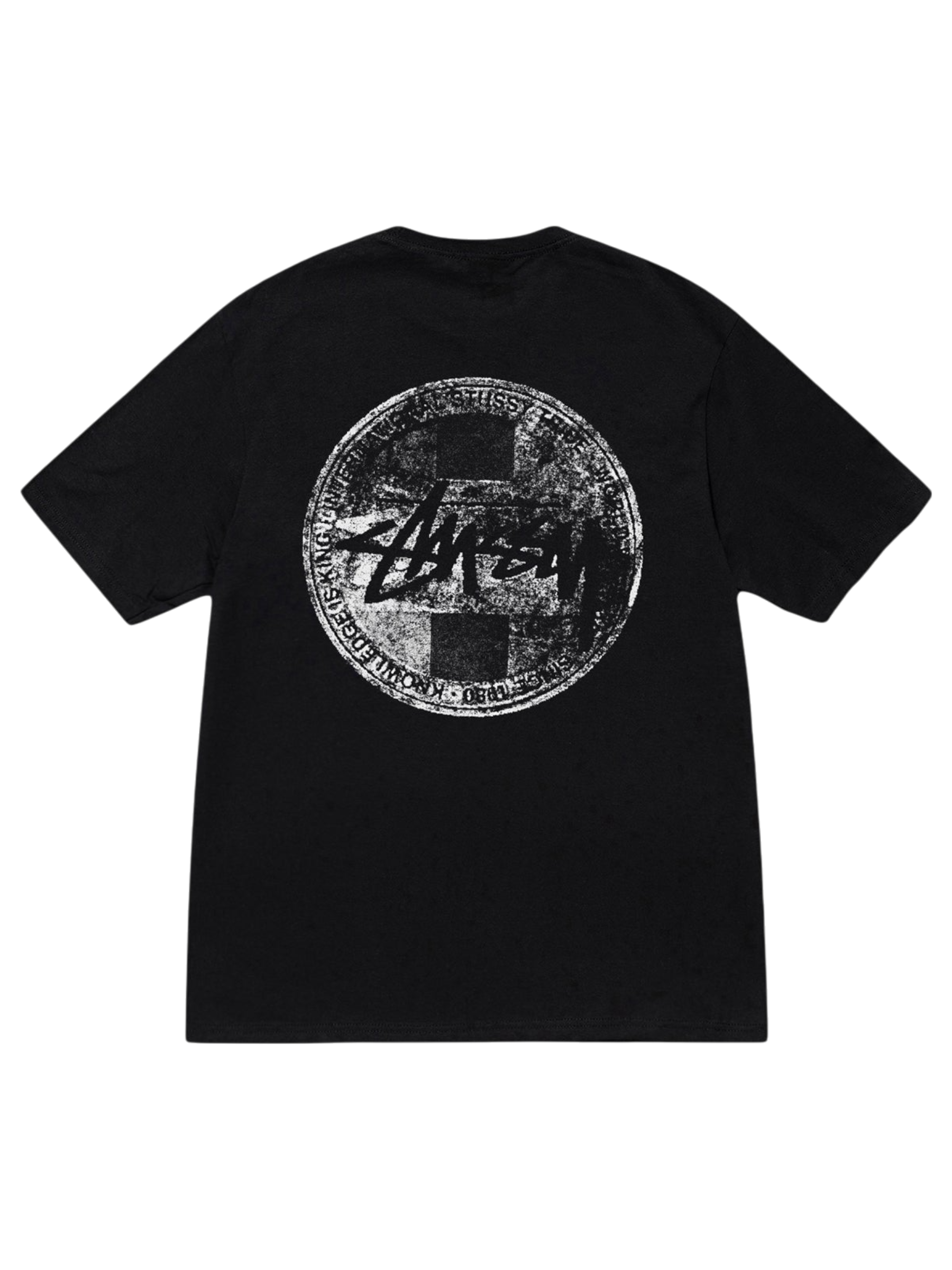 Stussy Dot Stamp Tee Black