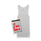 Supreme Hanes Tagless Tank Tops Heather Grey