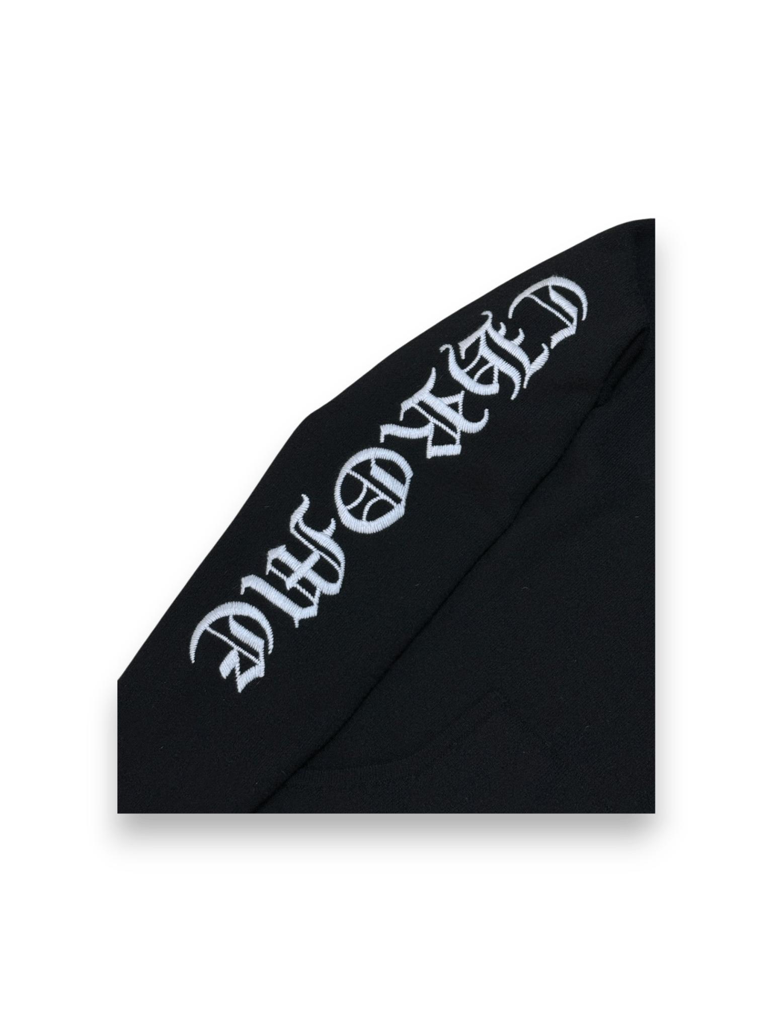 Chrome Hearts U LIFE SENTENCE Sleeve Logo Embroidered Cashmere