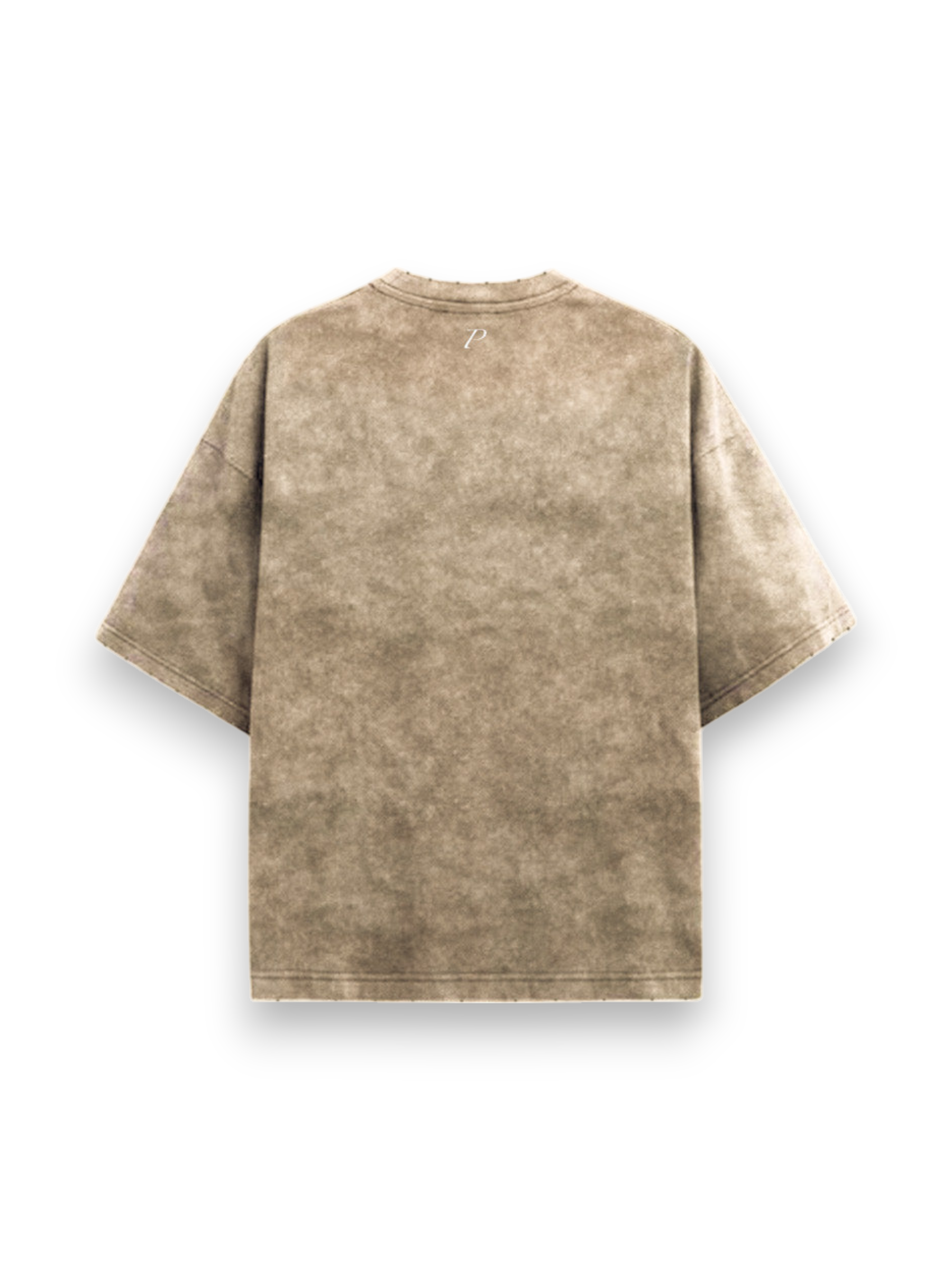 Pantalon Distressed Stone Washed T-Shirt Sand