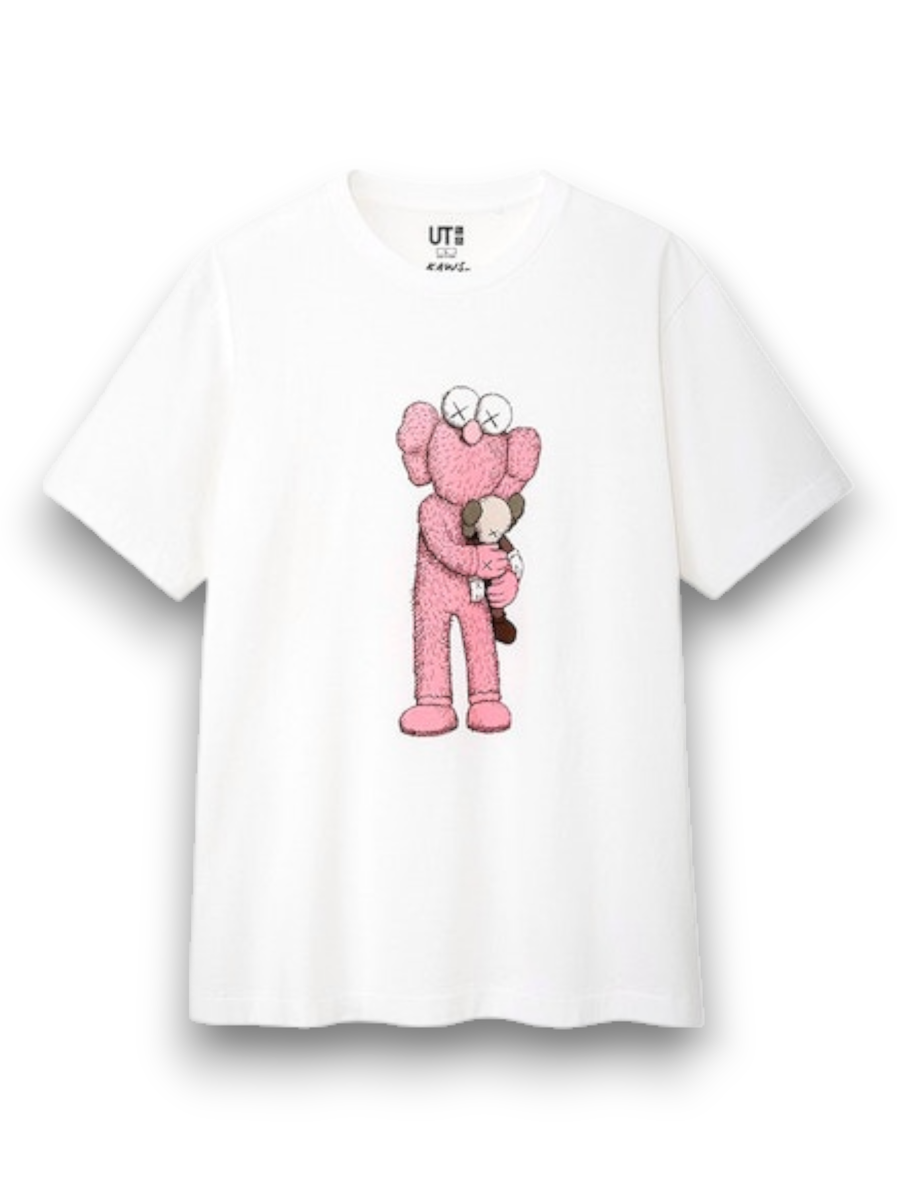 KAWS x Uniqlo Pink BFF Tee (US Sizing) White