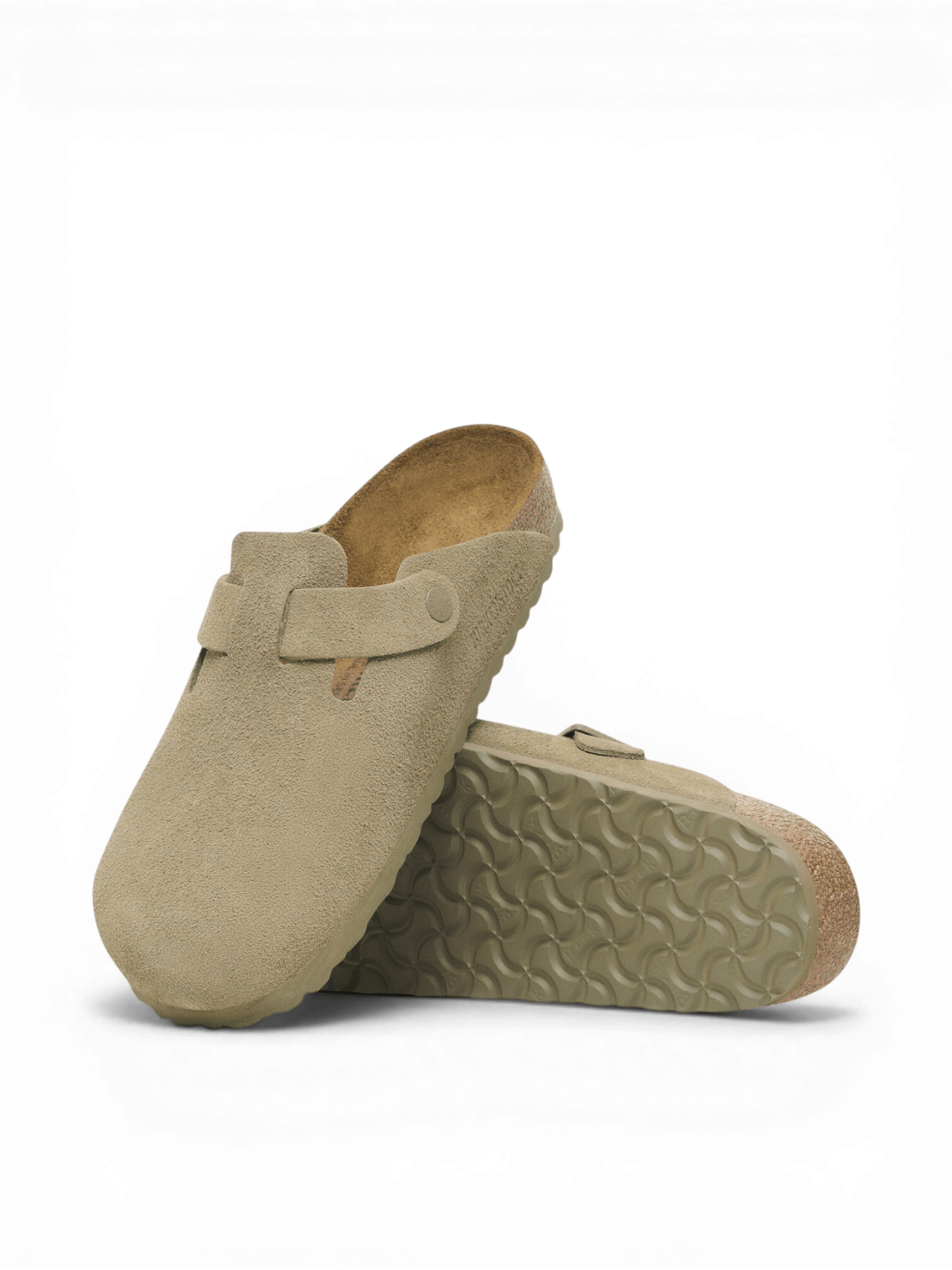 Birkenstock Boston Suede Khaki