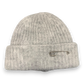 BEANIE STAY HUMAN ON HEARTH HEATHER