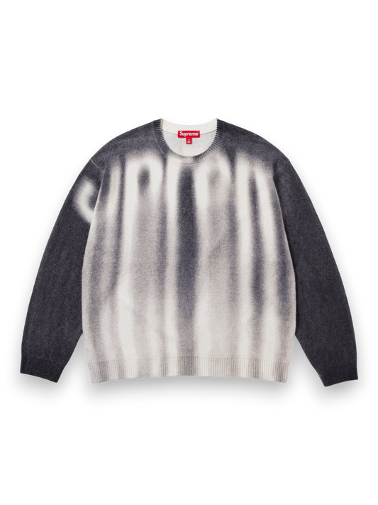 Supreme Blurred Logo Sweater Black