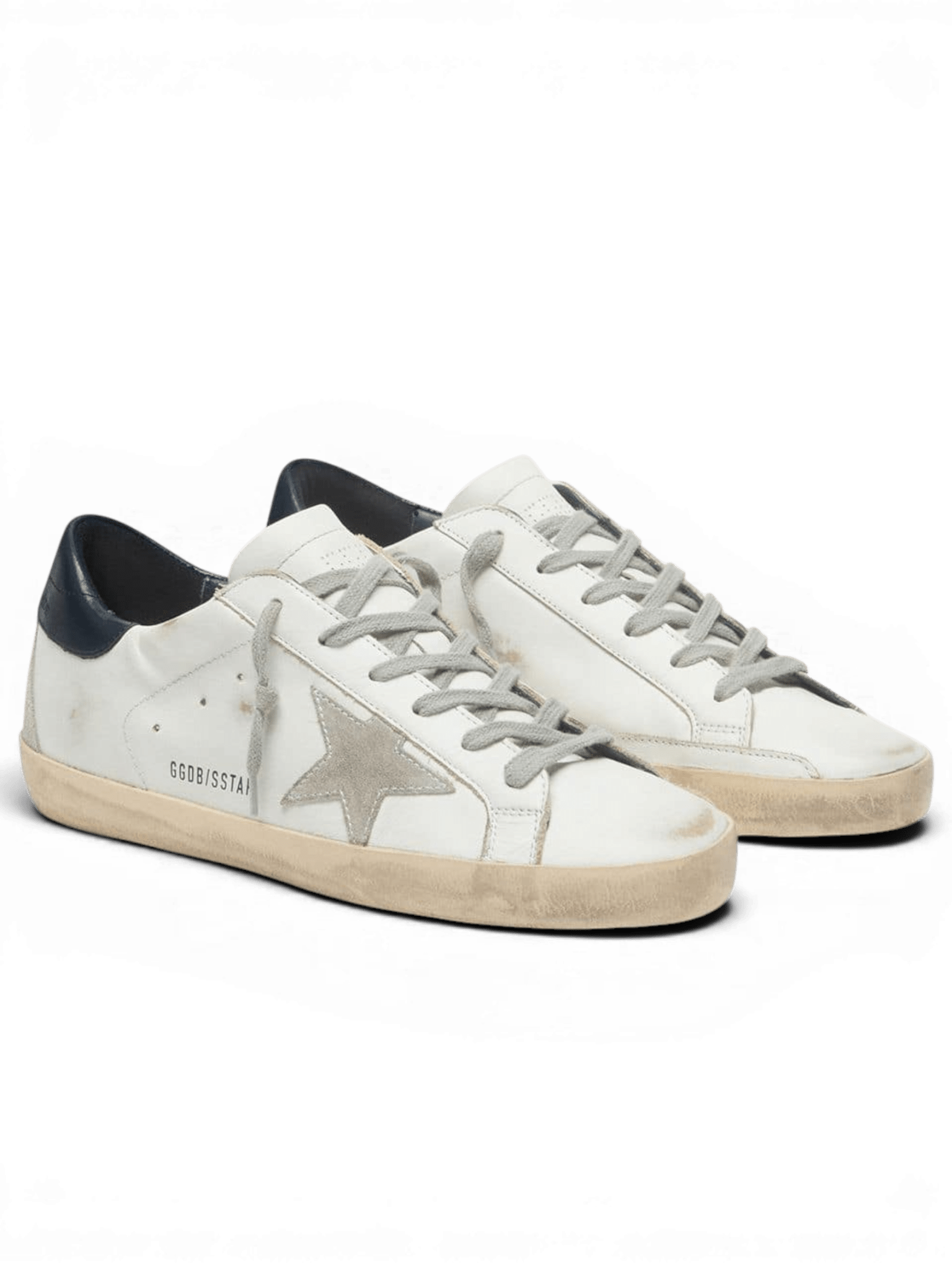 Golden Goose Super-Star Suede Star And Heel Night Blue