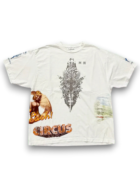 Travis Scott Utopia Circus Maximus See The Future Tee White