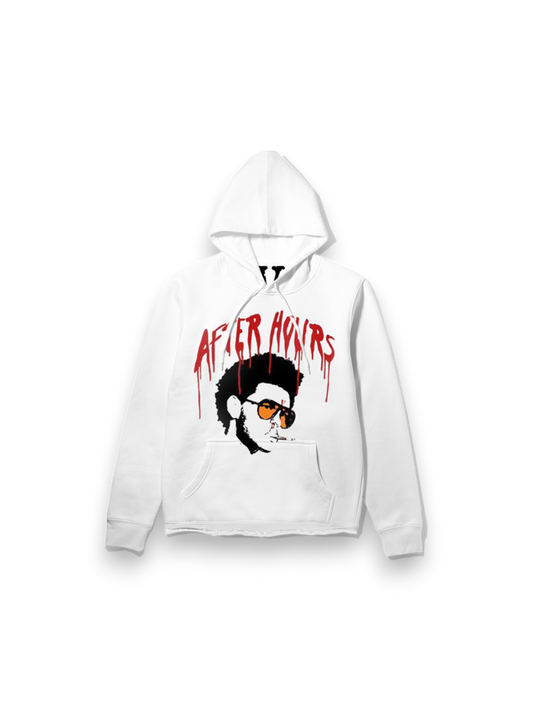 The Weeknd x Vlone Bat Country Pullover Hood White