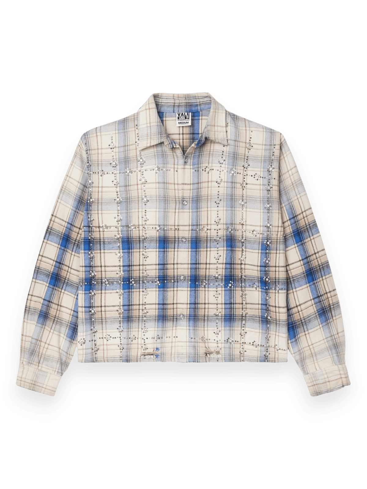 Vale Forever Skyfall Flannel Cream/Blue