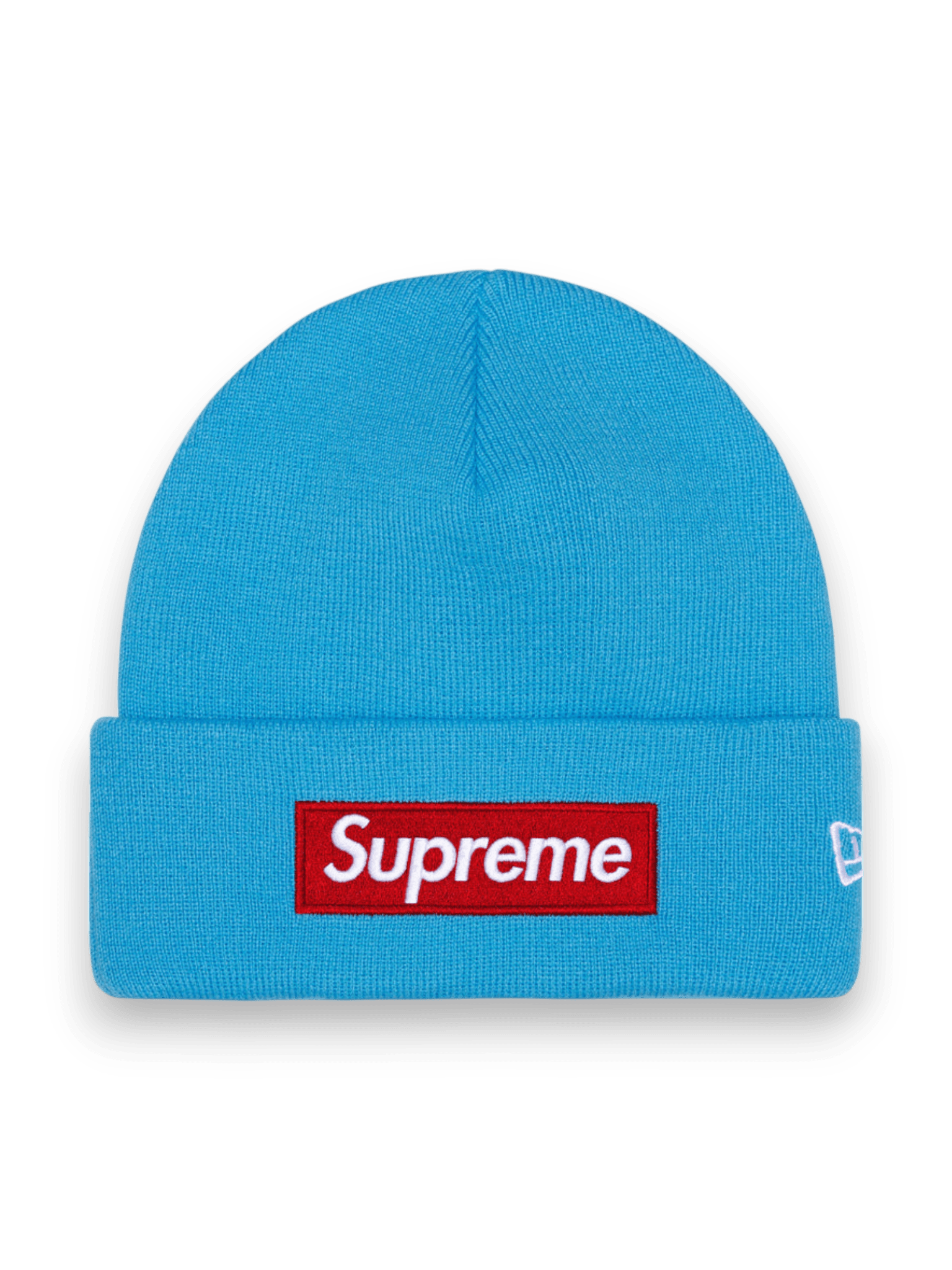 New Era Supreme Box Logo Beanie Blu