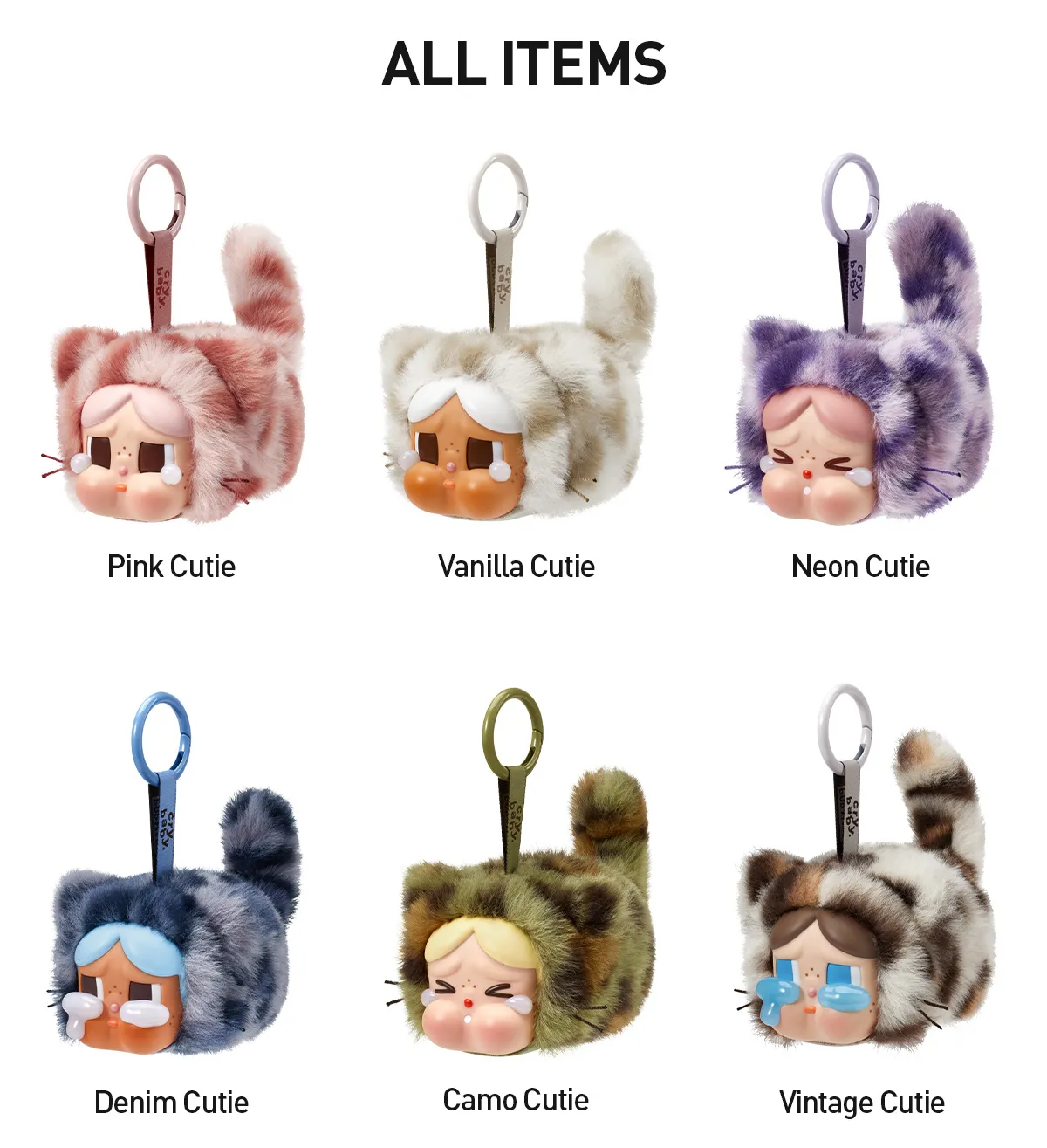 Pop Mart CRYBABY Wild but Cutie Series Vinyl Plush Pendant Single Blind Box