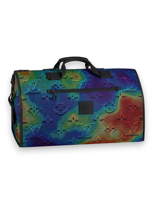 Louis Vuitton Reversible Keepall Bandouliere Monogram 3D 50 Rainbow/Gray/Black