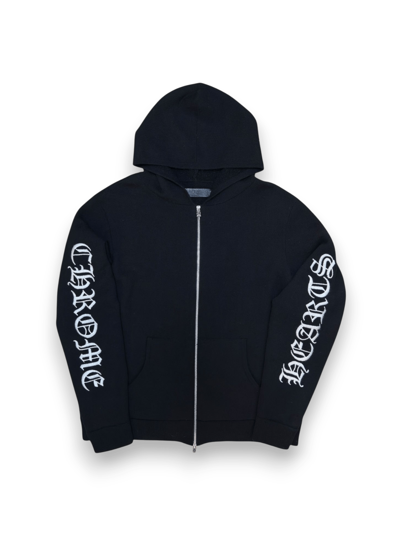 Chrome Hearts U LIFE SENTENCE Sleeve Logo Embroidered Cashmere