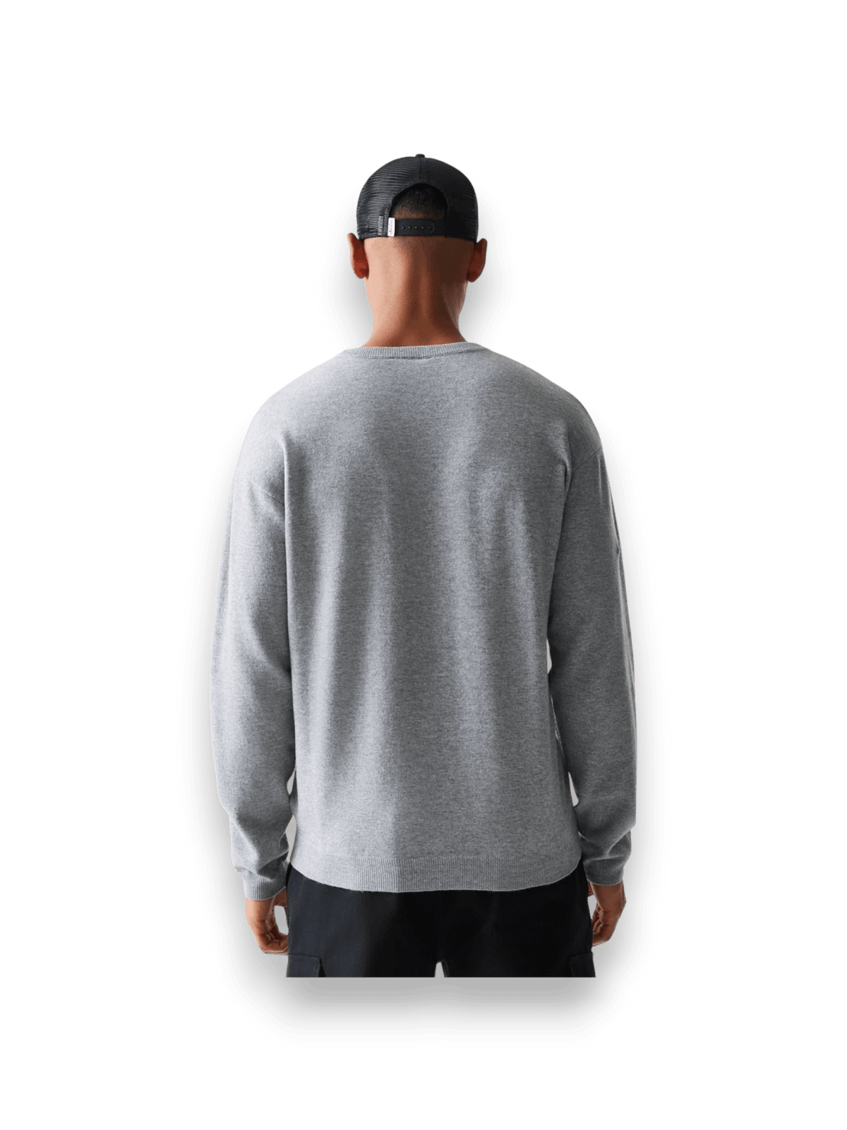 New Era Essential Flag Grey Knitted Sweater
