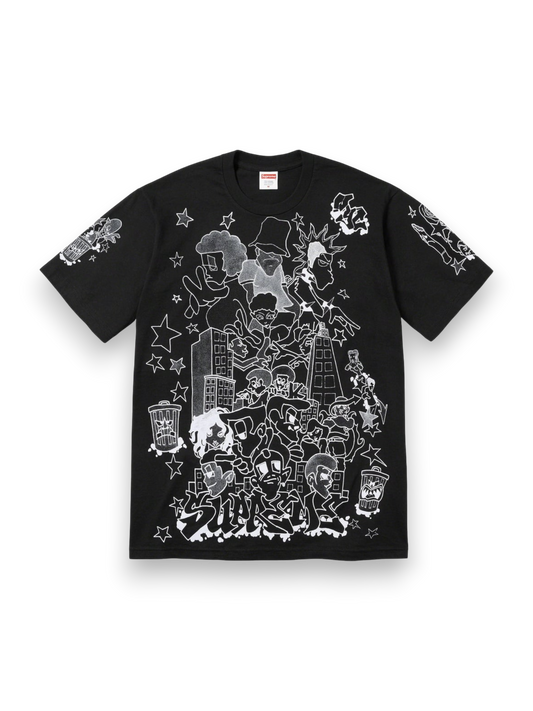 Supreme Downtown Tee Black