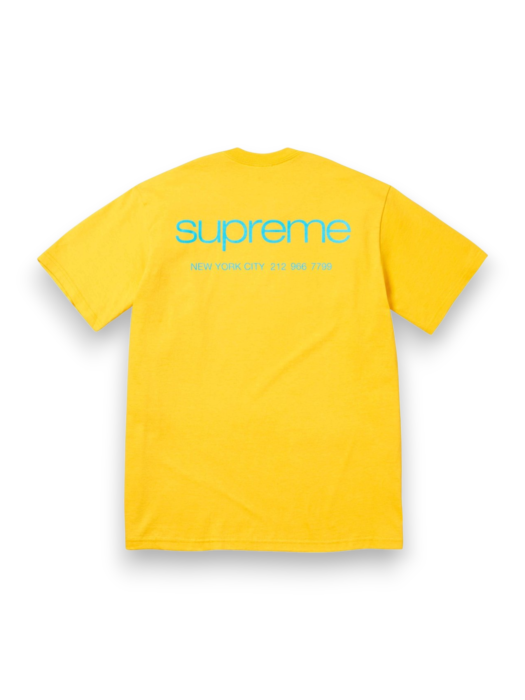 Supreme NYC Tee Yellow