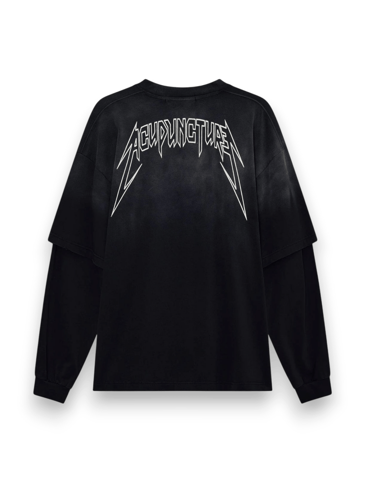 Acupuncture Metal Longsleeve Washed Black