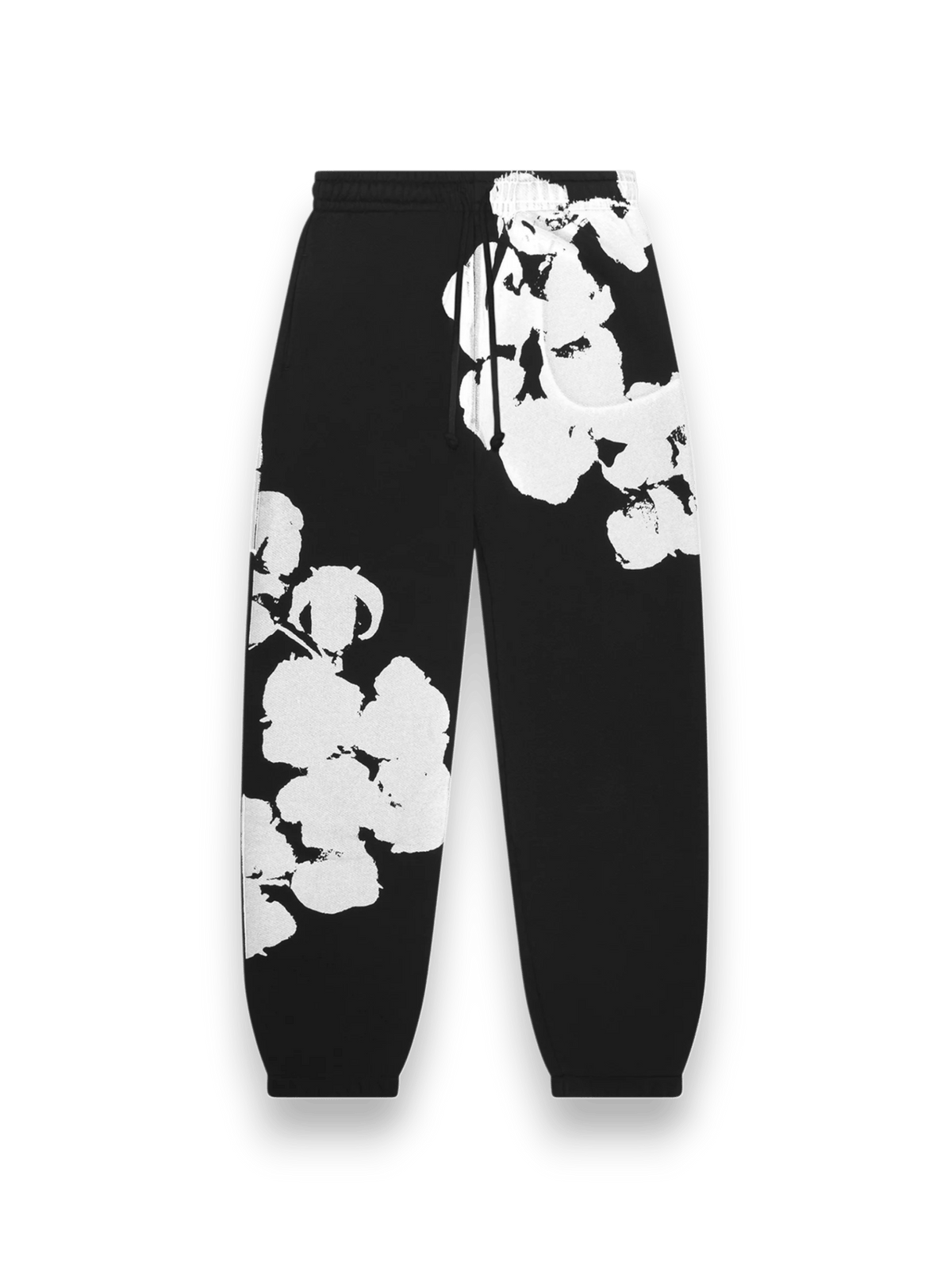 Denim Tears Big Cotton Wreath Pants Black