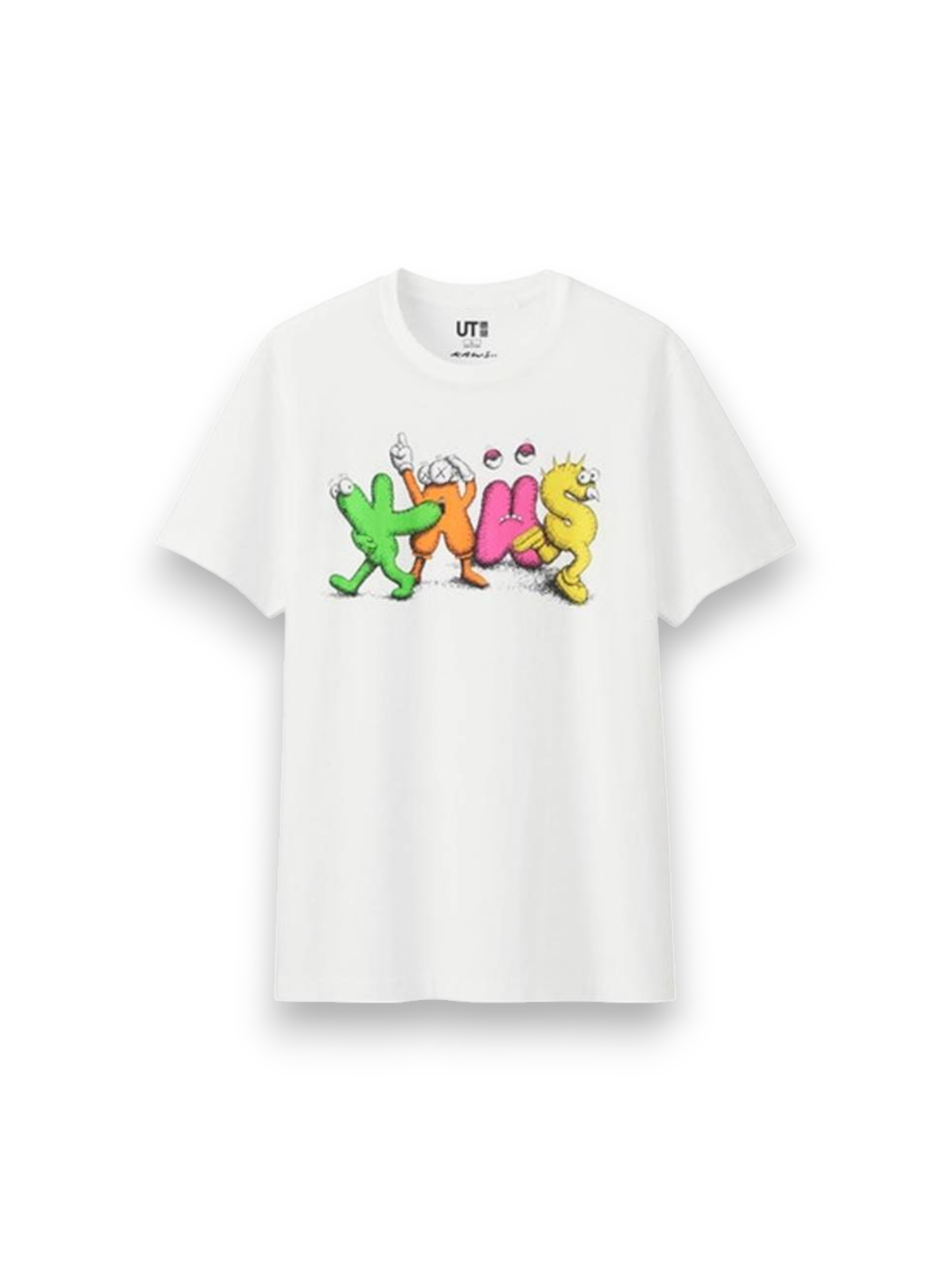 KAWS x Uniqlo Logo Tee White