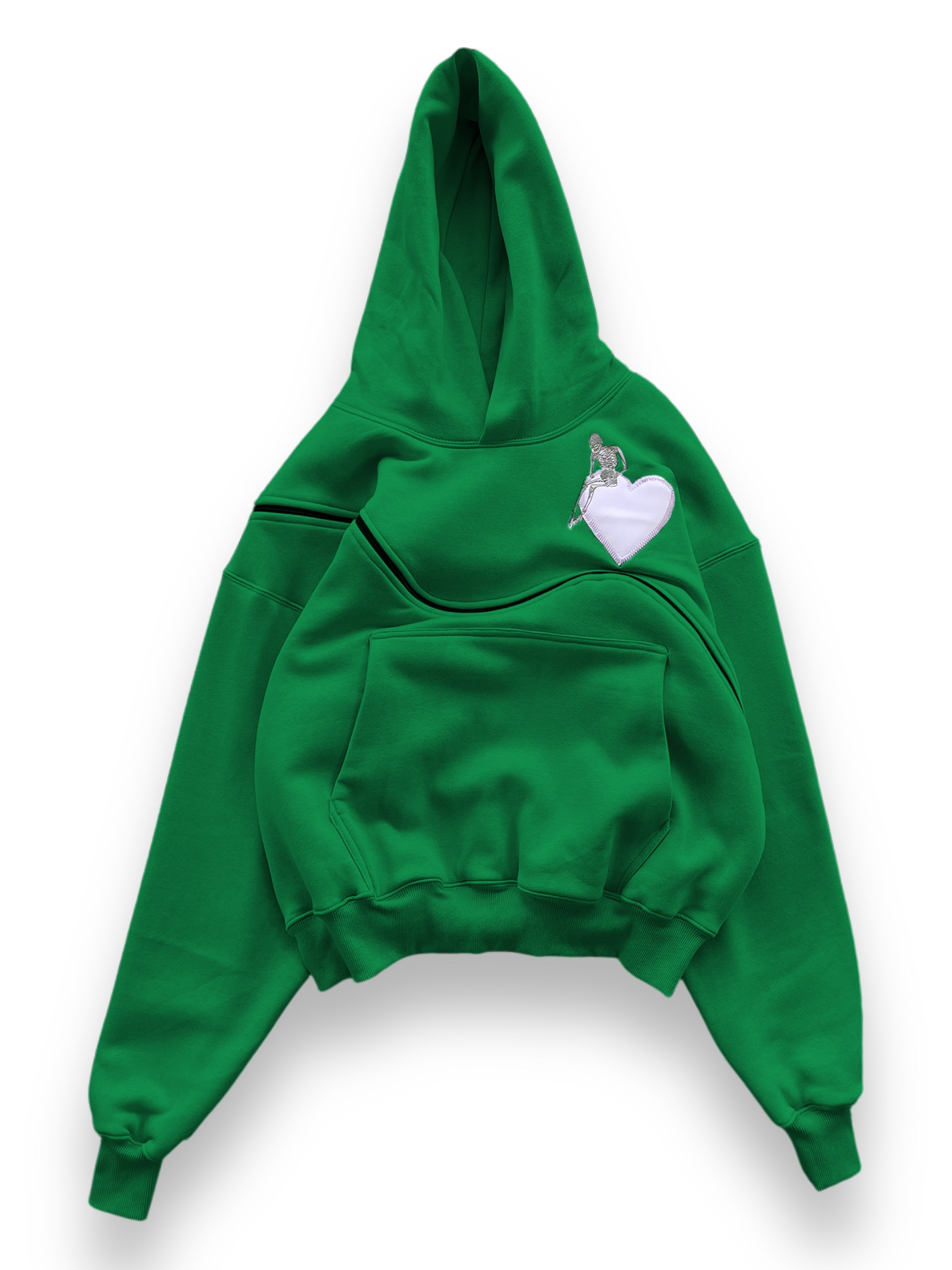 Alessio Giffi Fusion Zip Perfect Hoodie Electric Green