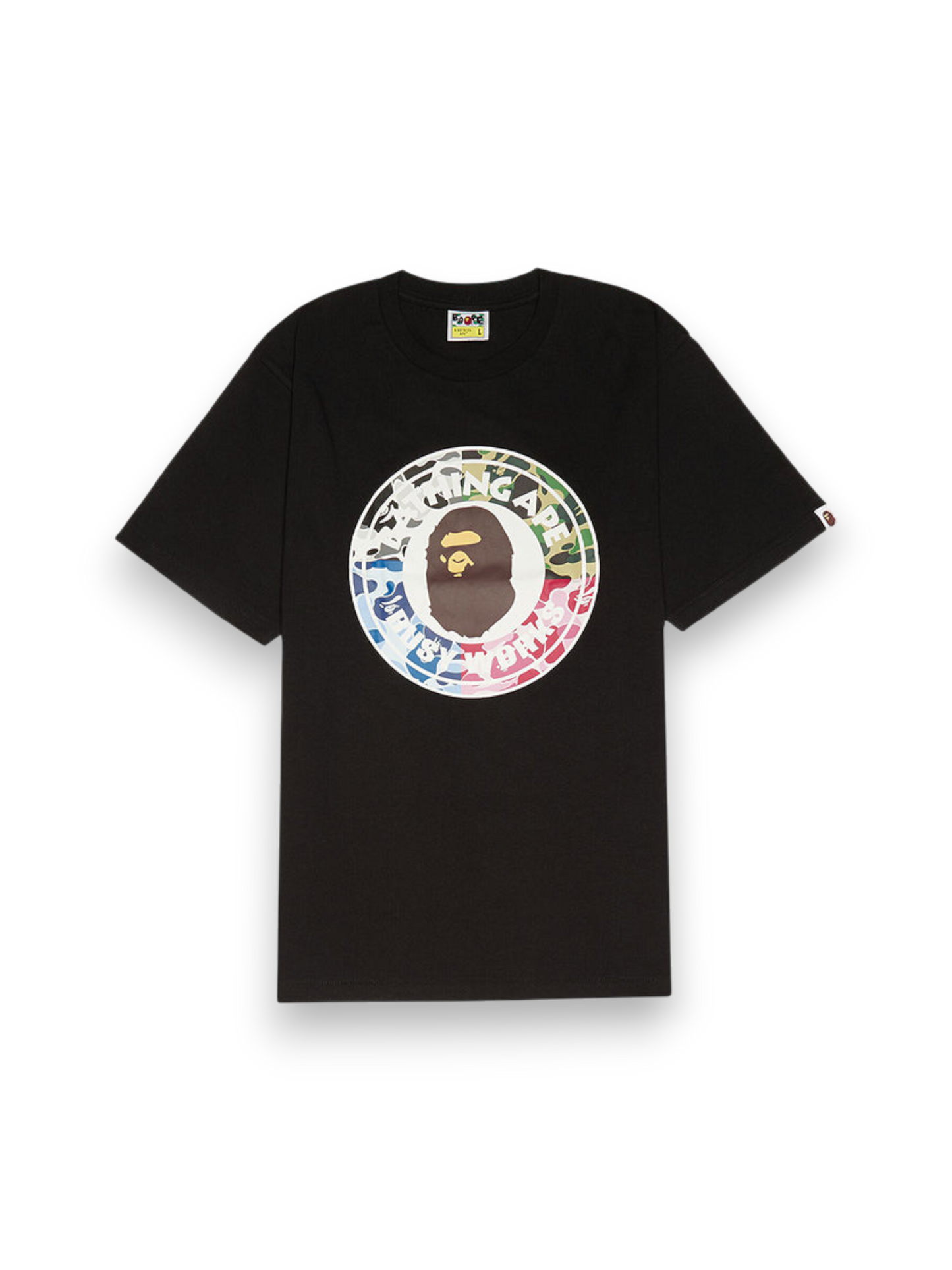 BAPE ABC Camo Crazy Busy Works Tee Black