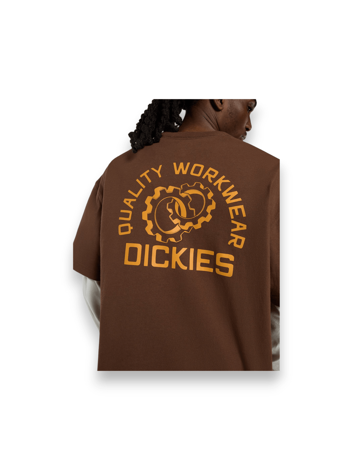 DICKIES Payson 2-in-1 lightweight t-shirt Brown