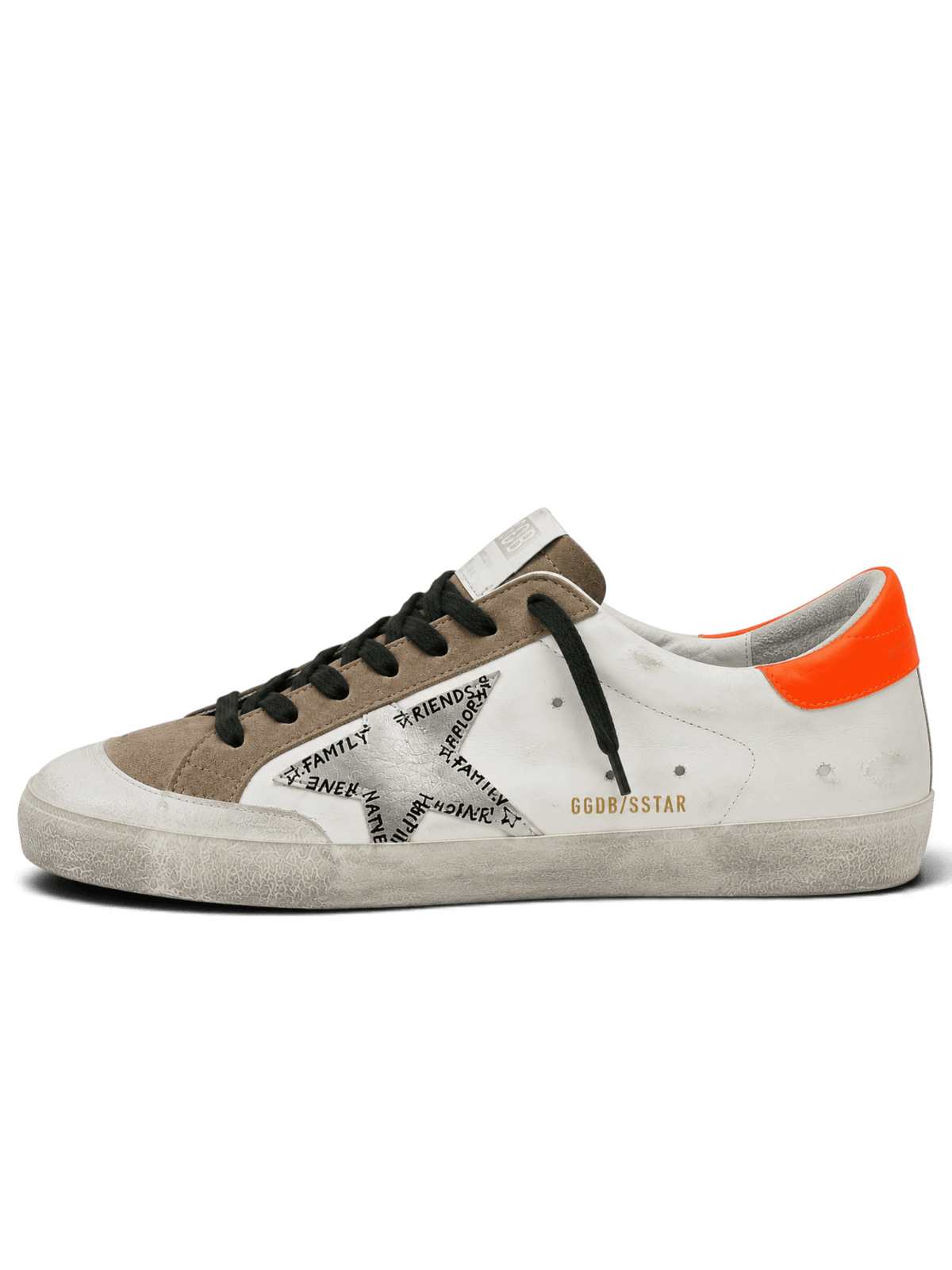 GOLDEN GOOSE SUPERSTAR PENSTAR WITH SILVER PRINT STAR