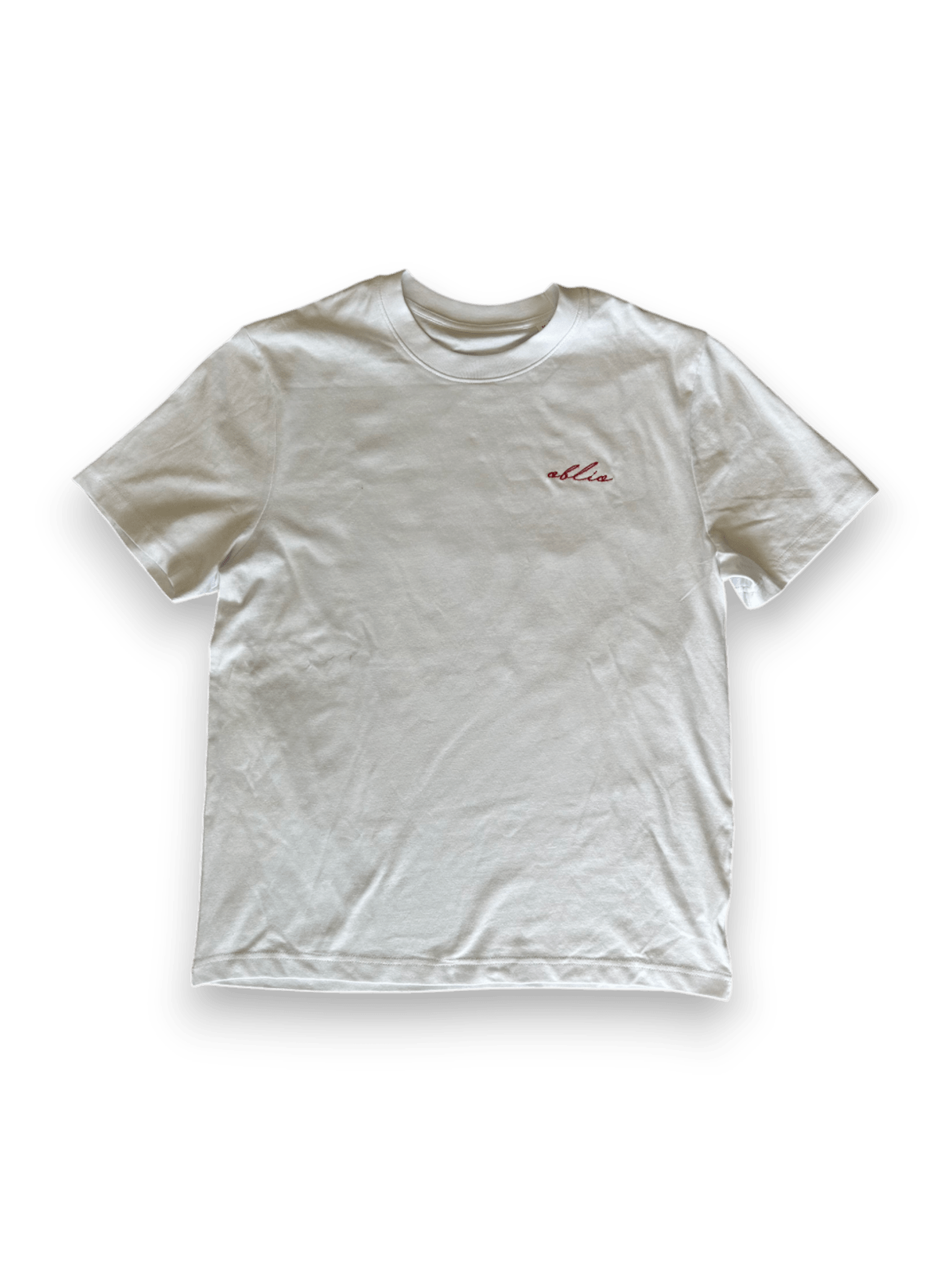 Oblio Milano Marittima White Red Tee