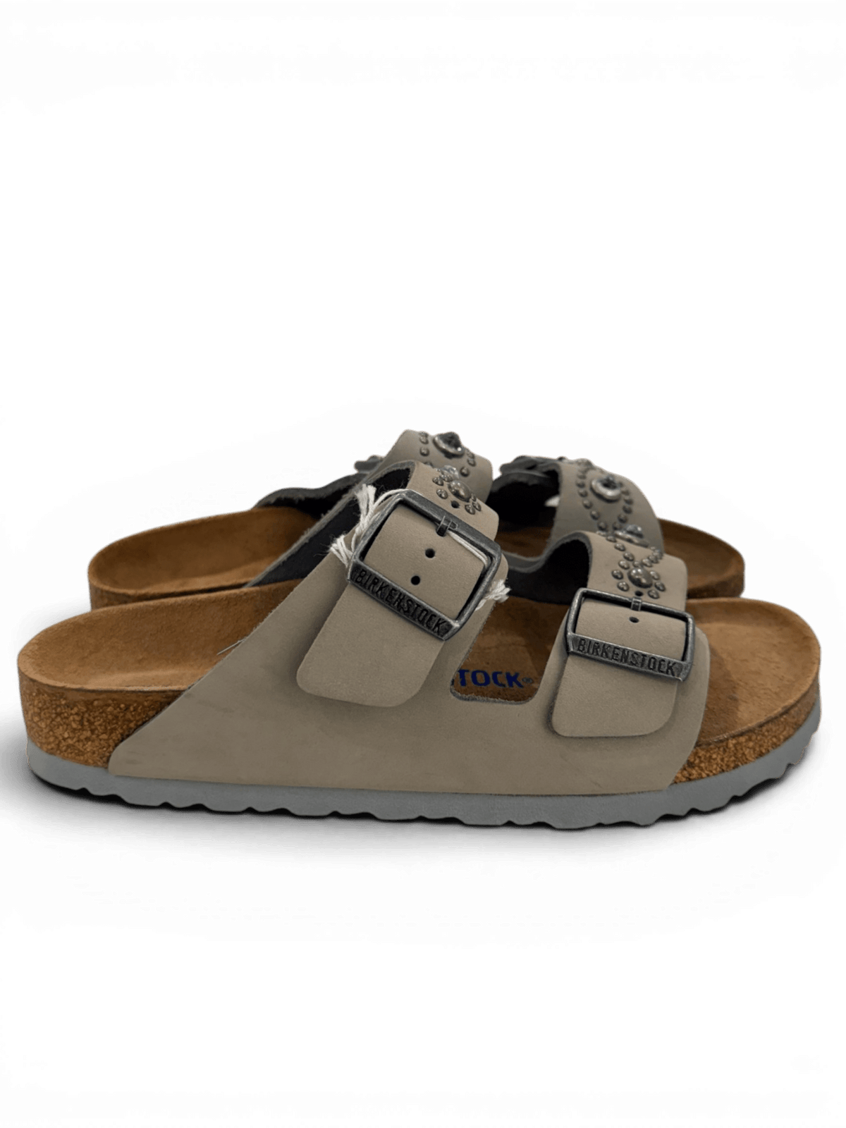 HTC X BIRKENSTOCK ARIZONA SFB NUBUCK STUDS SUEDE DOVE GREY