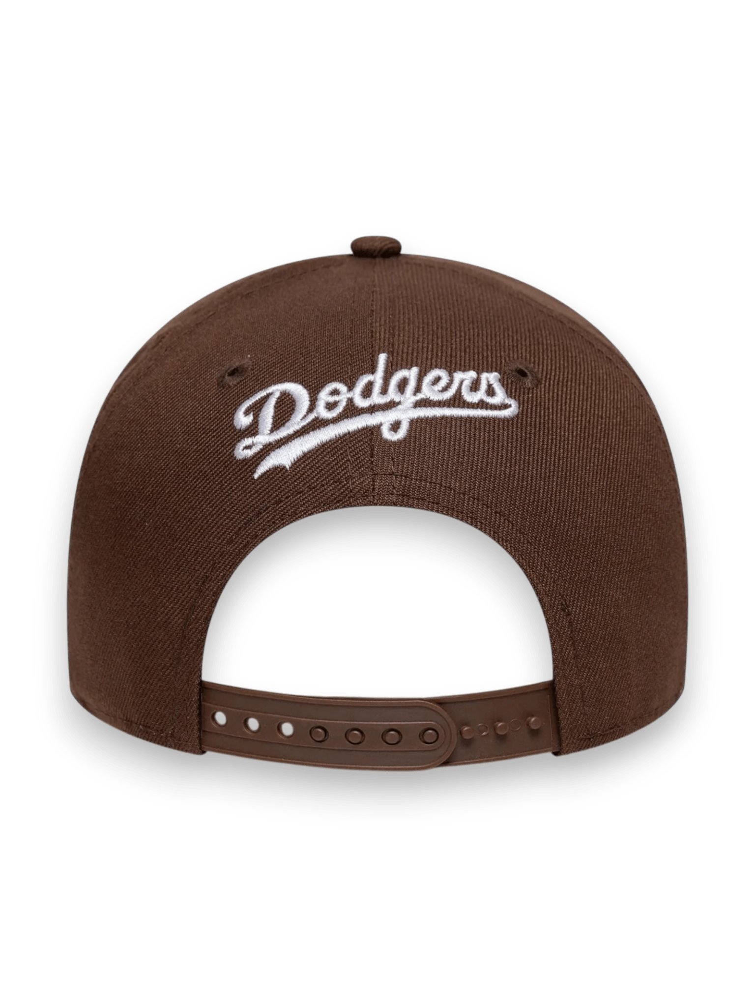 New Era E-Frame LA Dodgers 9FORTY MLB Outline Script Brown