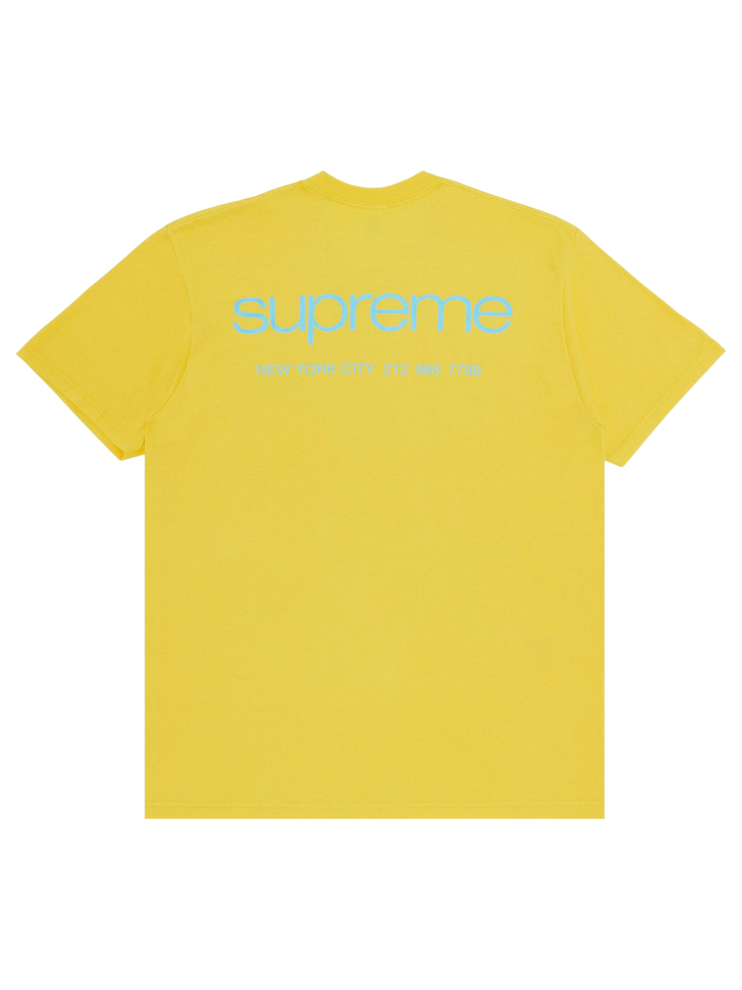 Supreme NYC Tee Yellow