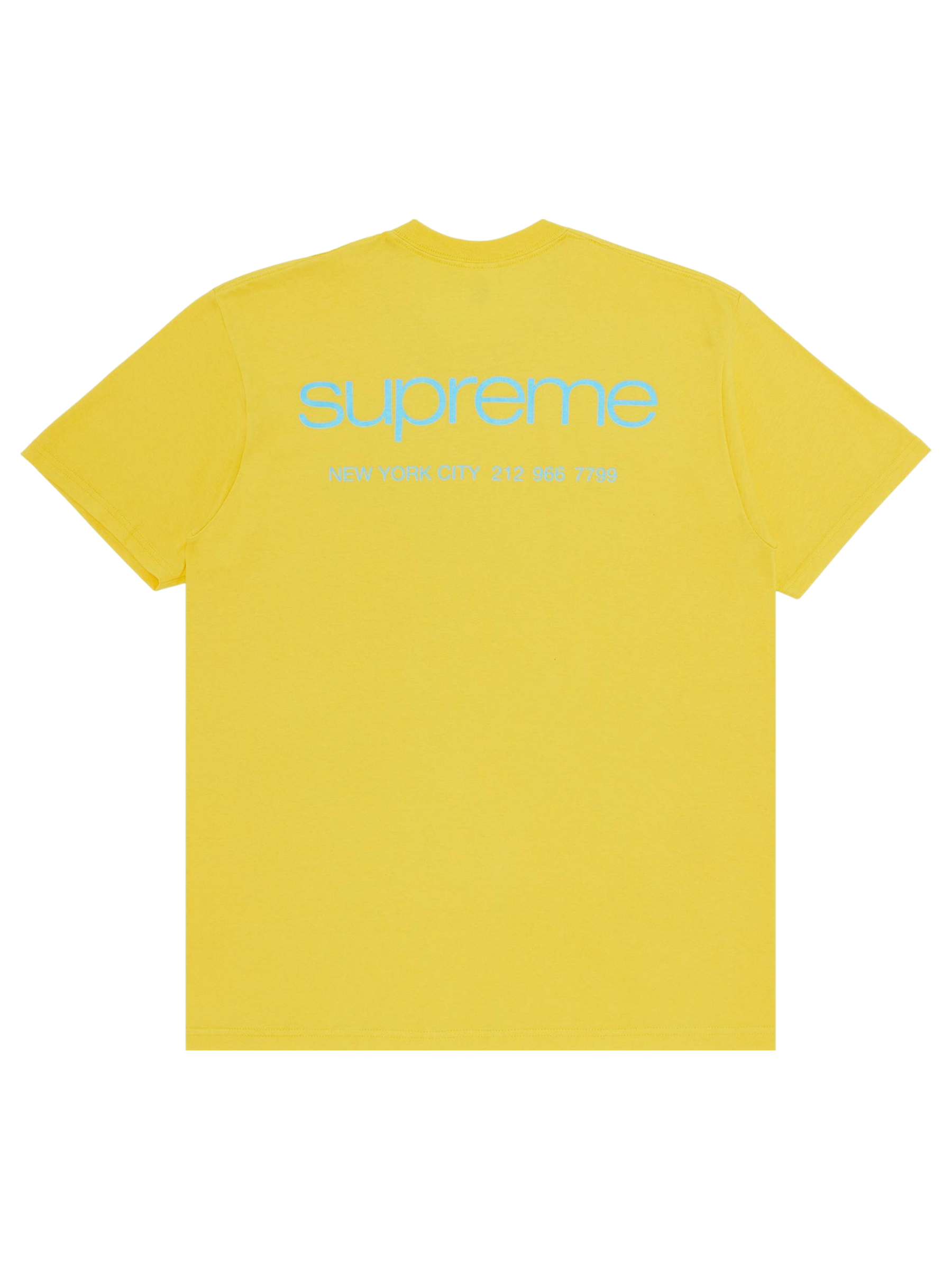 Supreme NYC Tee Yellow