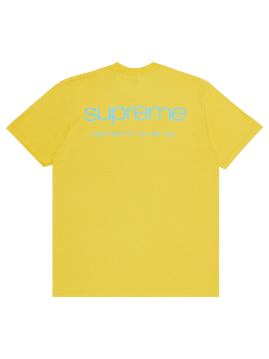 Supreme NYC Tee Yellow