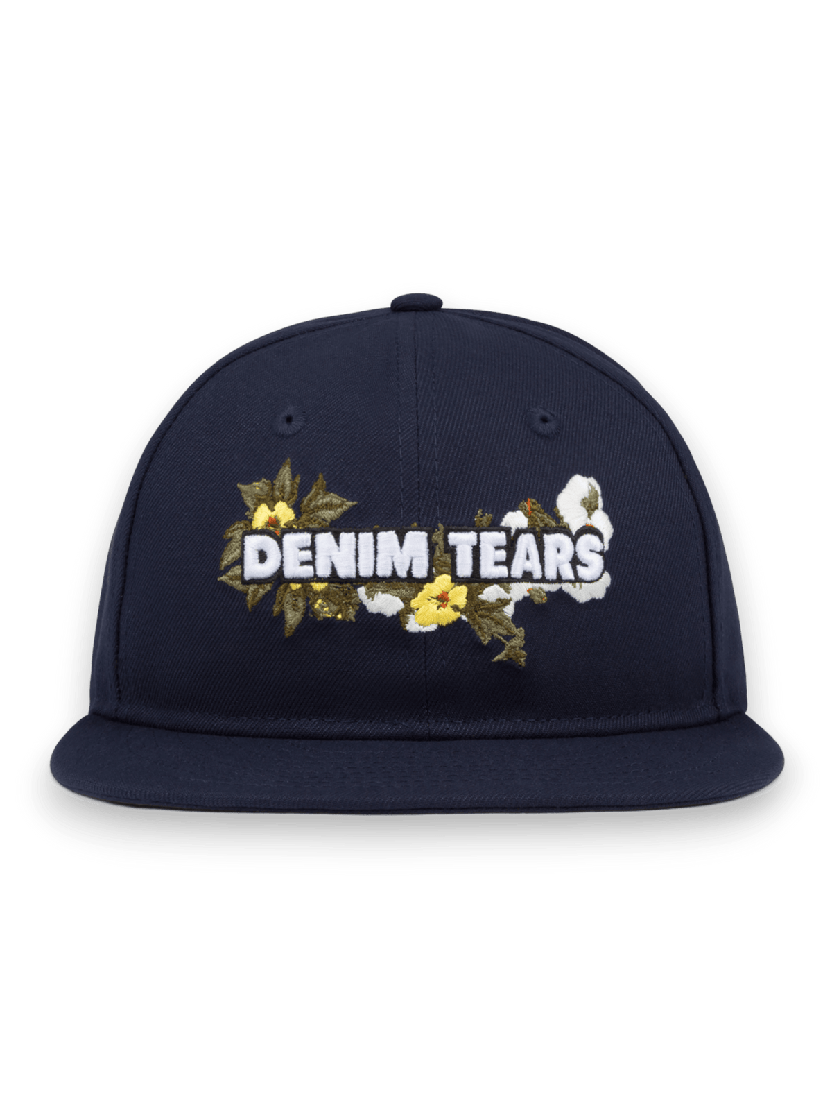 Denim Tears New Era Floral Logo Cap Navy