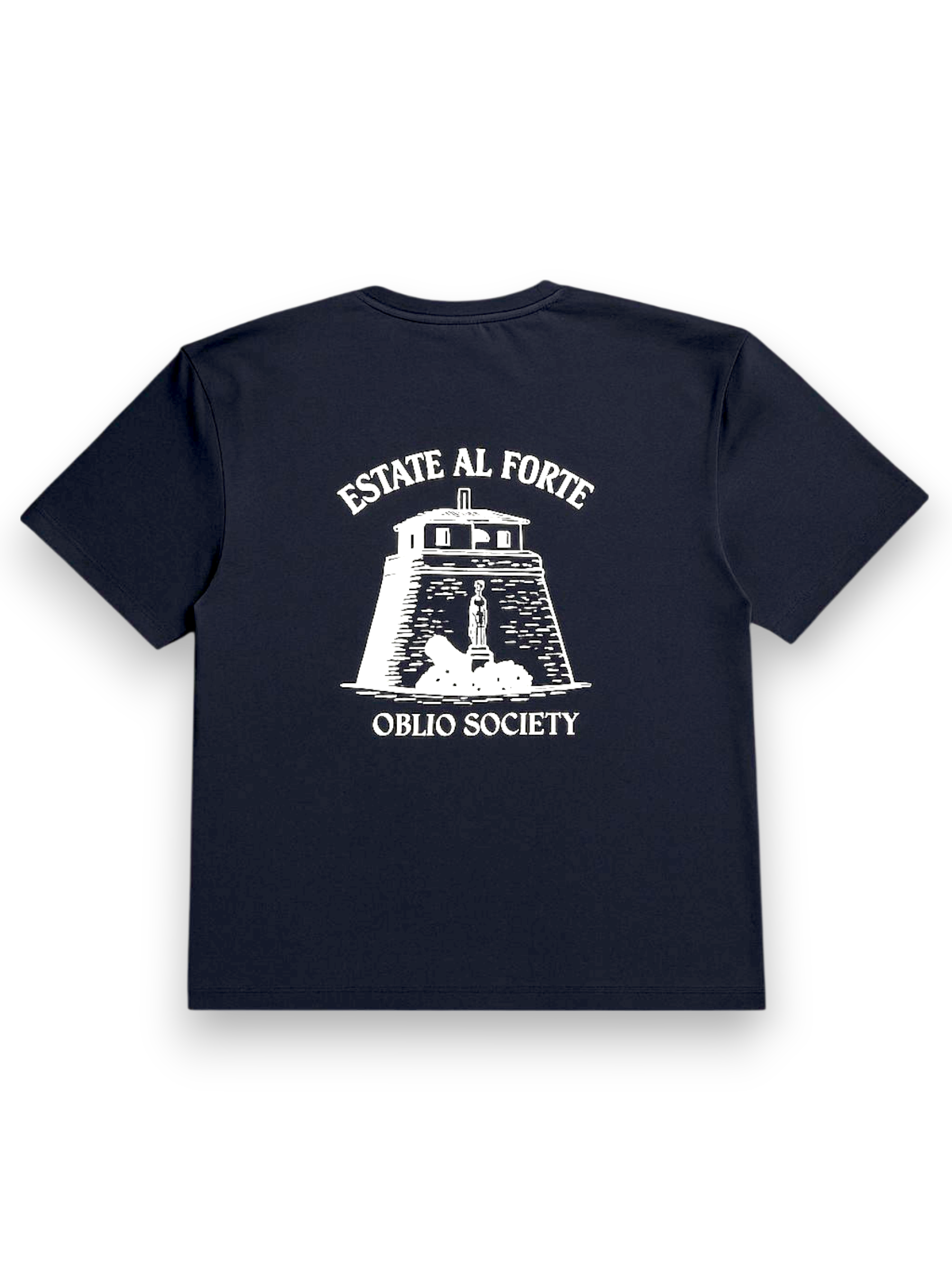 Oblio Estate al Forte Fortino Navy t-shirt