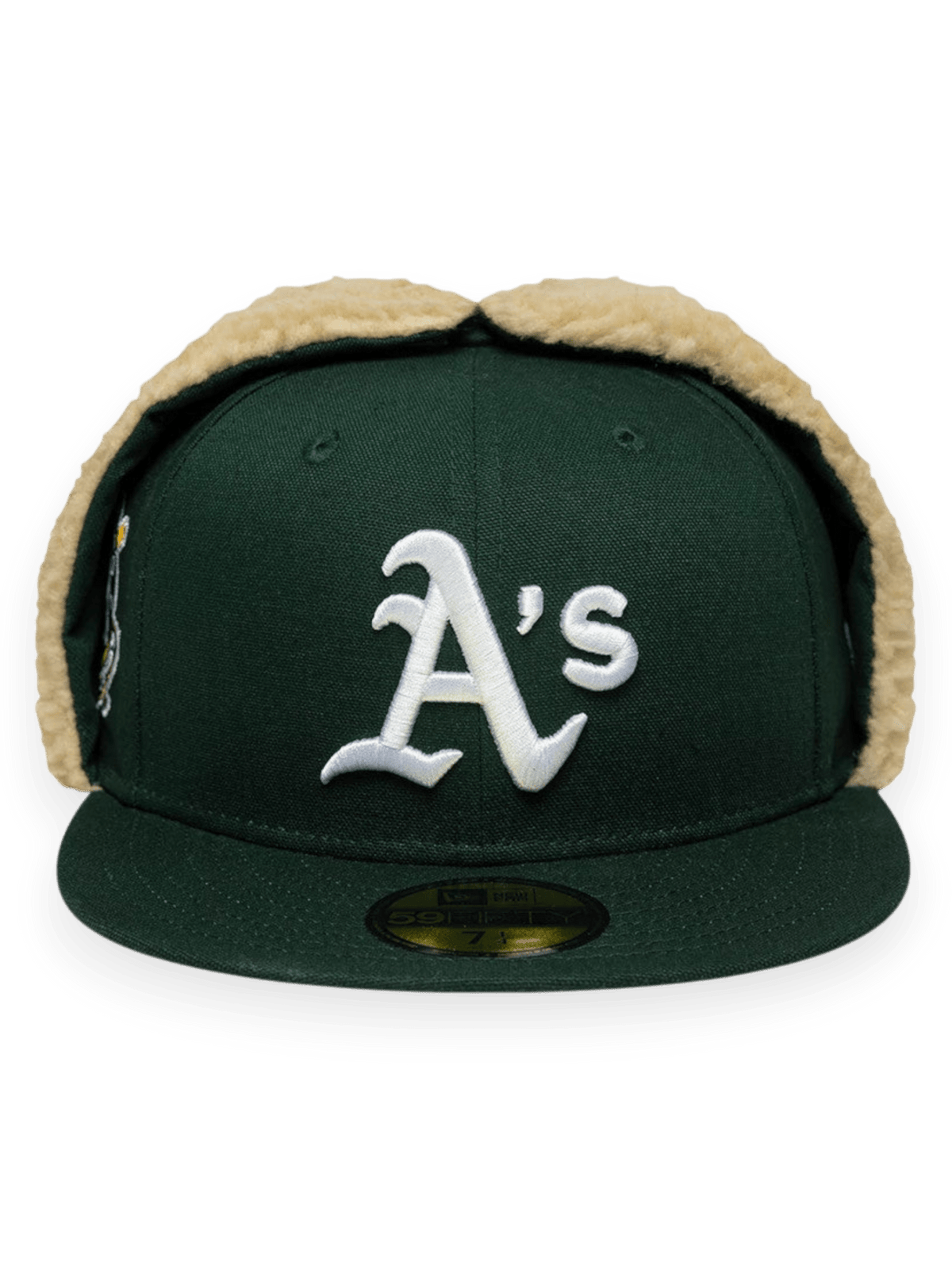 New Era Cap 59FIFTY Fitted Dogear Athletics MLB World Series Dark Green