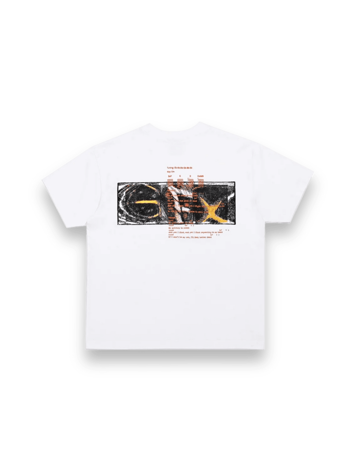 DEVÁ STATES GFX Retro T Shirt Nutshell White