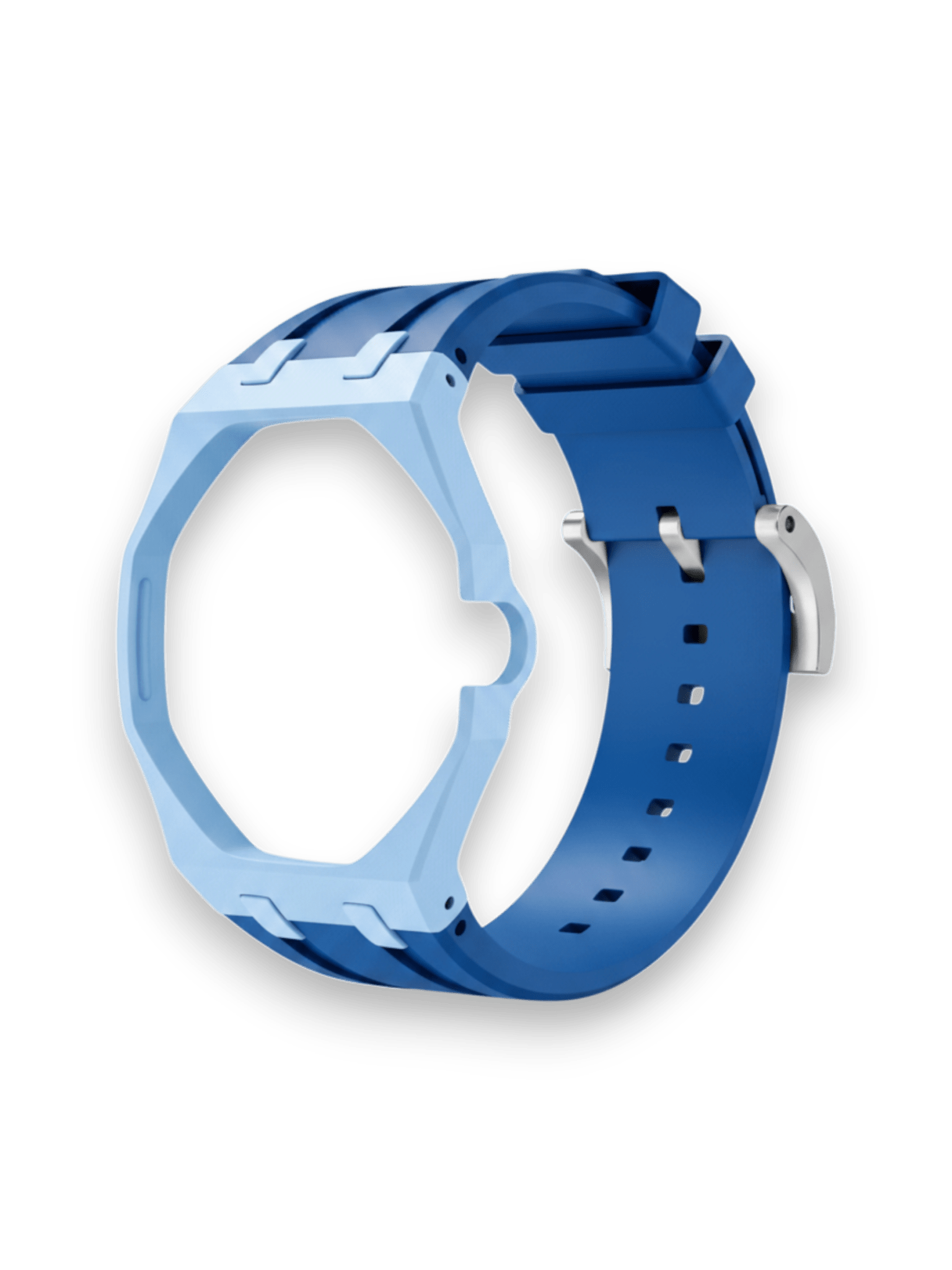 Ap Swatch Royal Pop Bioceramic And Silicone Strap Sky/Dark Blue