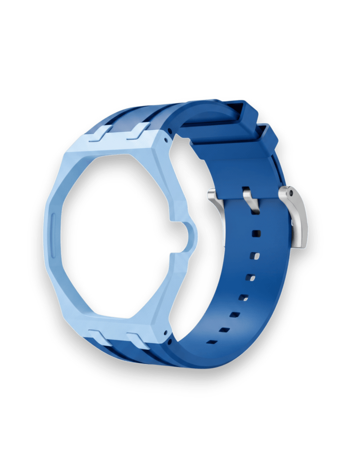 Ap Swatch Royal Pop Bioceramic And Silicone Strap Sky/Dark Blue