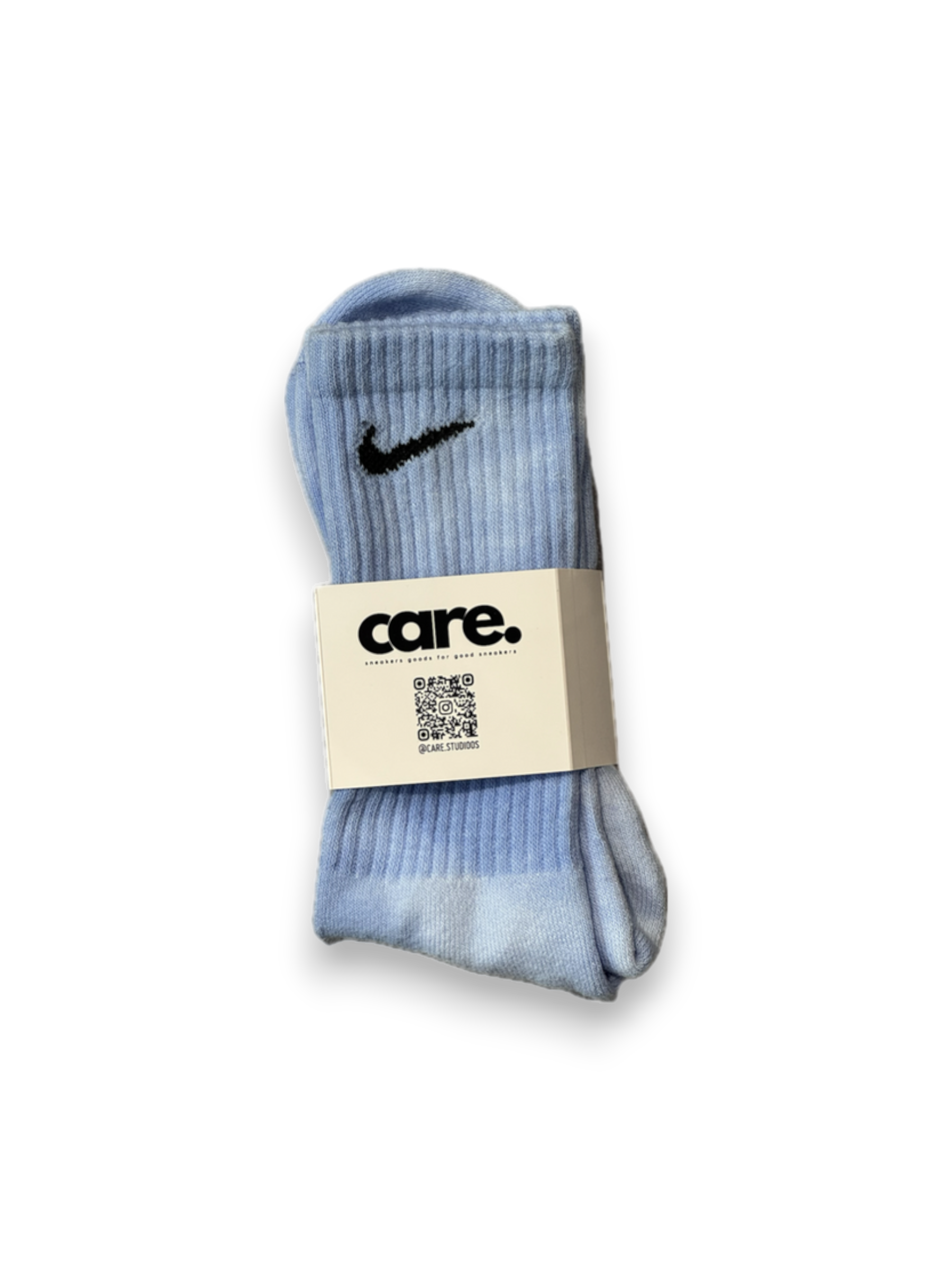 Nike Tie Dye Socks Sky by CARE STUDIOS