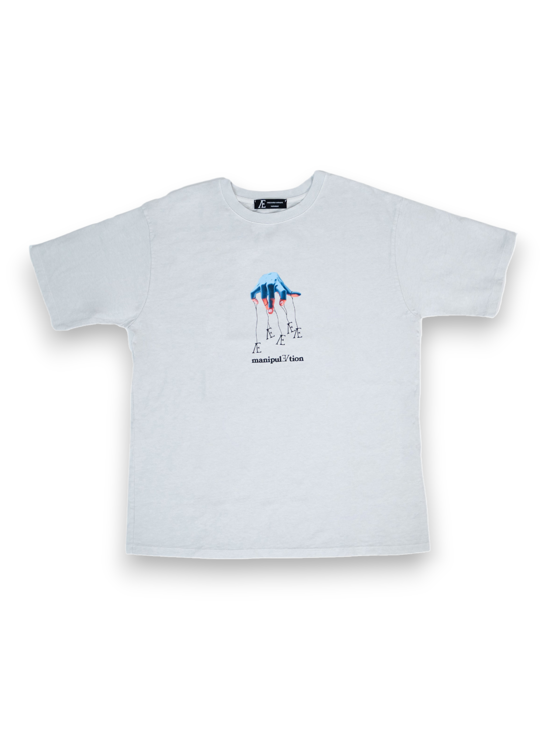 AEI-MAN Manipulation whiteT-shirt