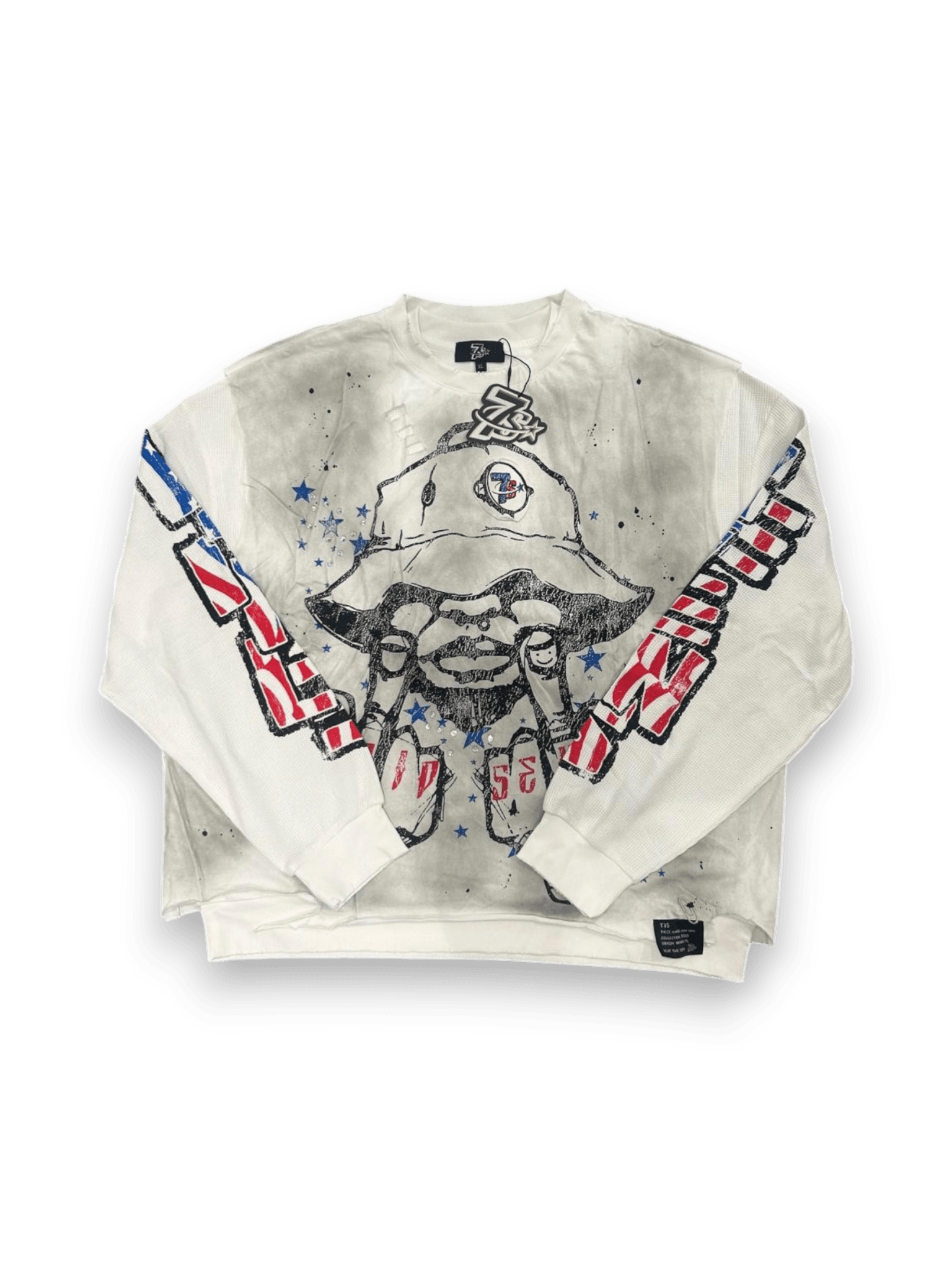 Triple Seven Trade War Longsleeve White