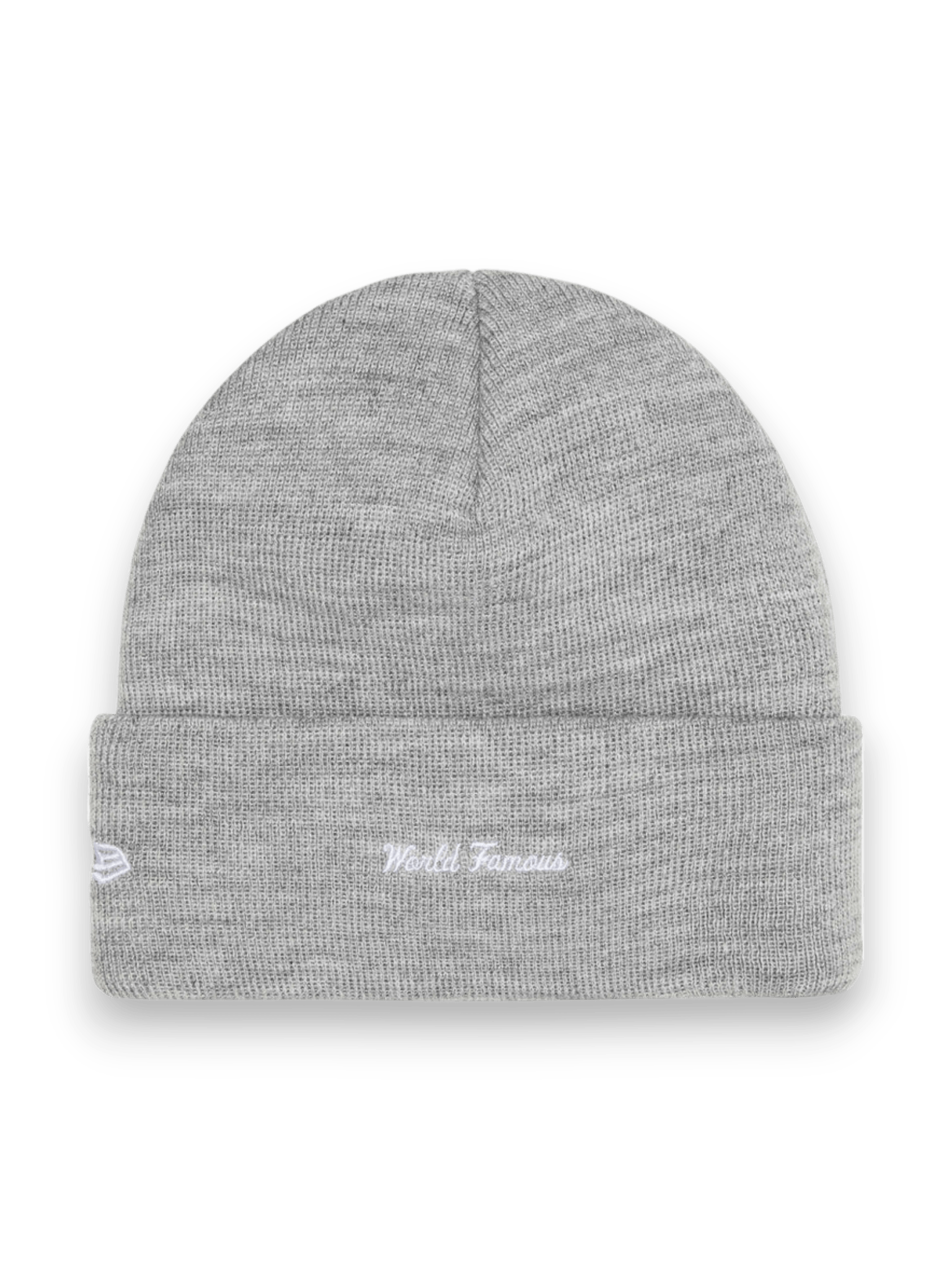 New Era Supreme Box Logo Beanie Heather Grey