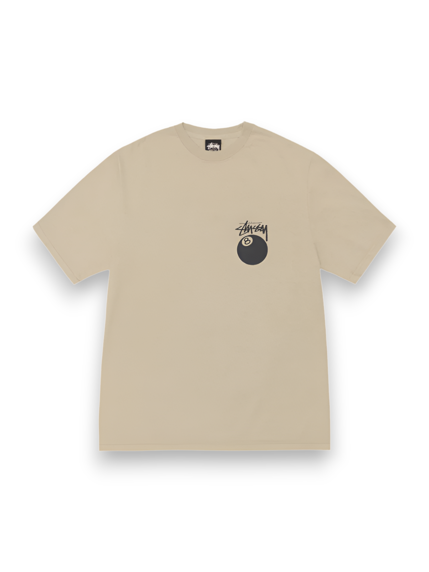 Stussy 8 Ball Poll Pigment Dyed Tee Khaki