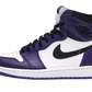 Jordan 1 Retro High Court Purple White