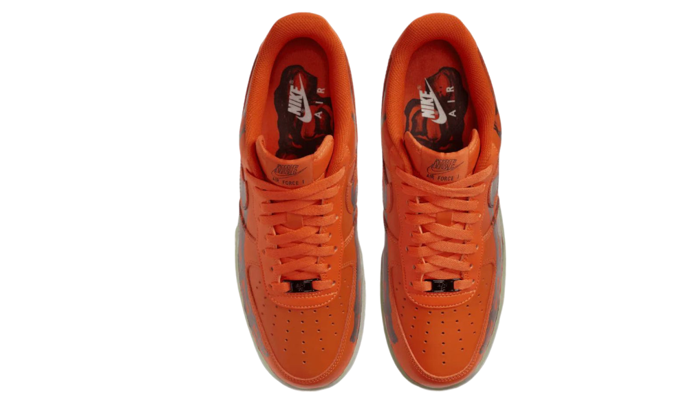 Nike Air Force 1 Low Skeleton Halloween Orange (2020)