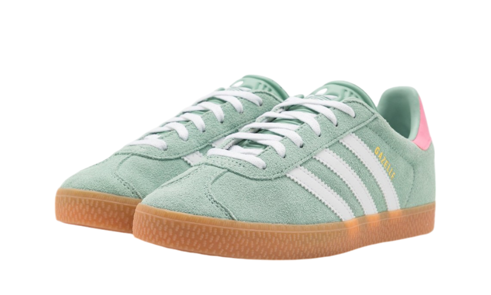 Adidas Gazelle Hazy Green Bliss Pink (GS)