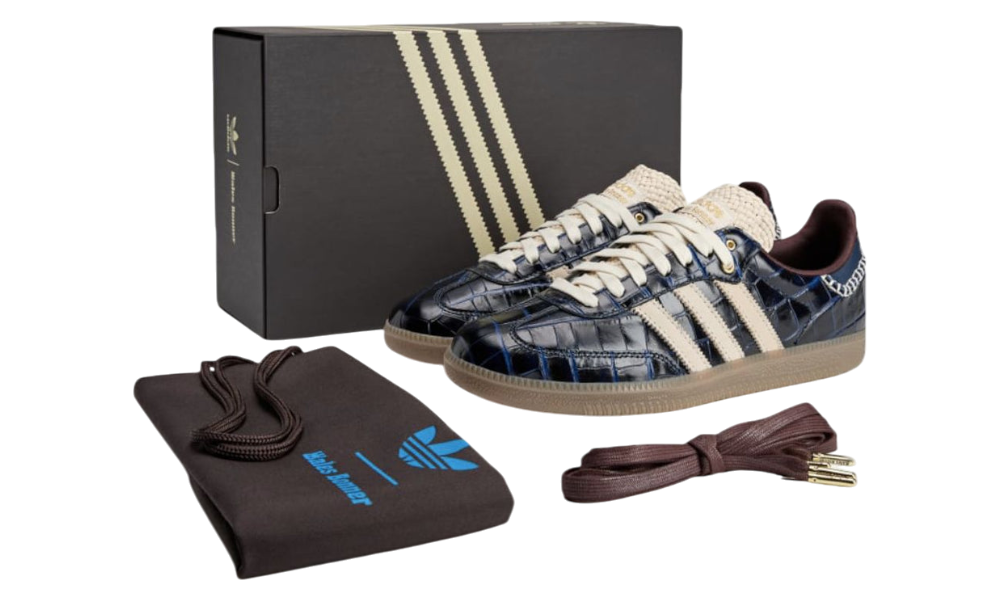 Adidas Samba Wales Bonner Navy Croc